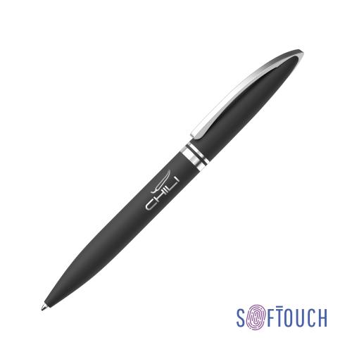 Ручка шариковая "Rocket", черный, покрытие soft touch, арт. 6825-3S - вид 1 из 4