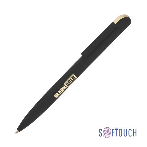 Ручка шариковая "Jupiter", черный/золото, покрытие soft touch, арт. 6826-3G - вид 1 из 4