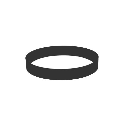 Силиконовое кольцо, черное, арт. 6340-3 - вид 1 из 3