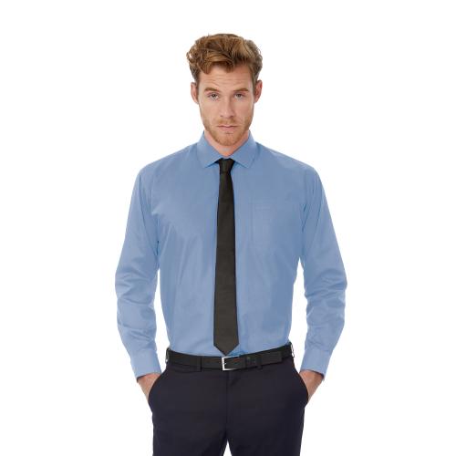 Рубашка мужская с длинным рукавом LSL/men, корпоративный голубой/business blue, размер L, арт. 3772-416L - вид 1 из 3