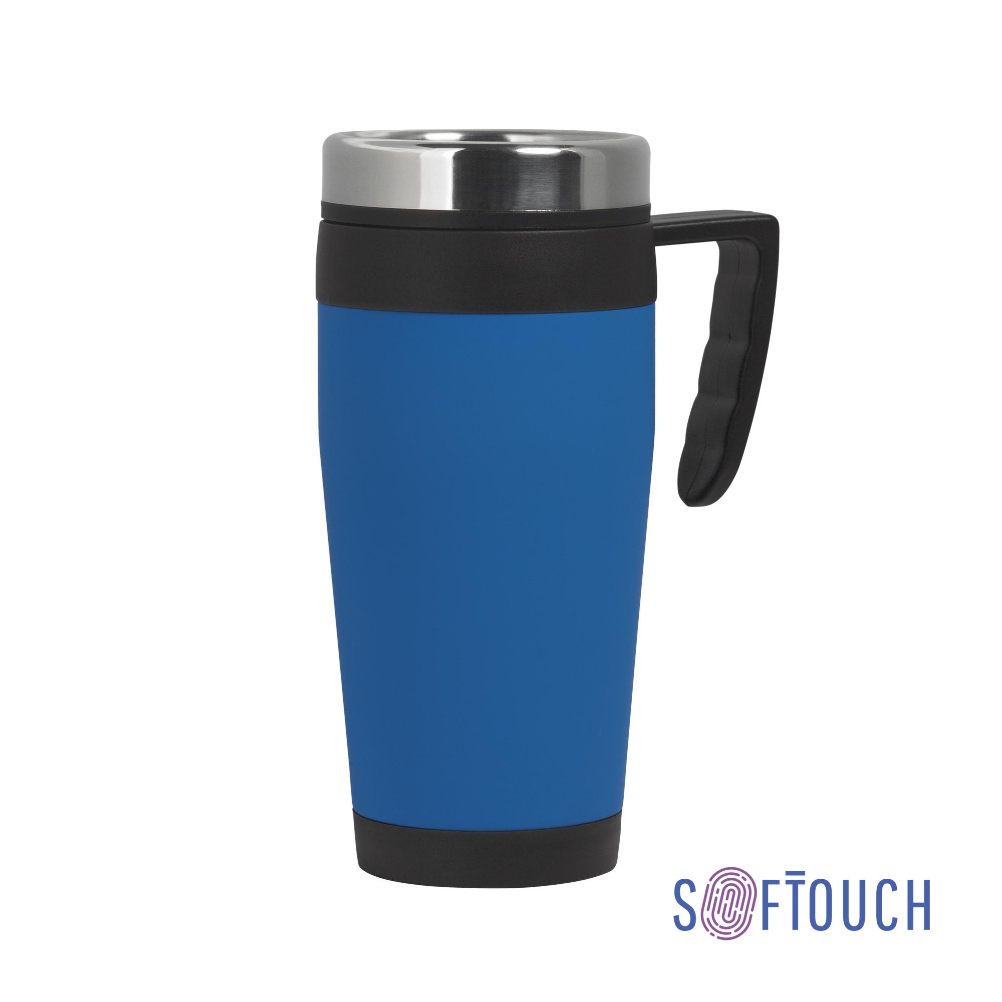 Термокружка "Австралия", покрытие soft touch, 0,4 л., синий , арт. 6352-2 - вид 1 из 5