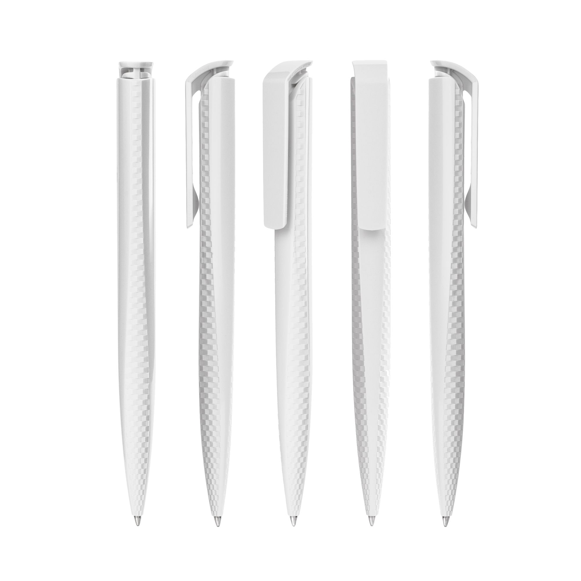 Ручка шариковая TRIAS CARBON, белый, арт. 41160-1 - вид 2 из 4