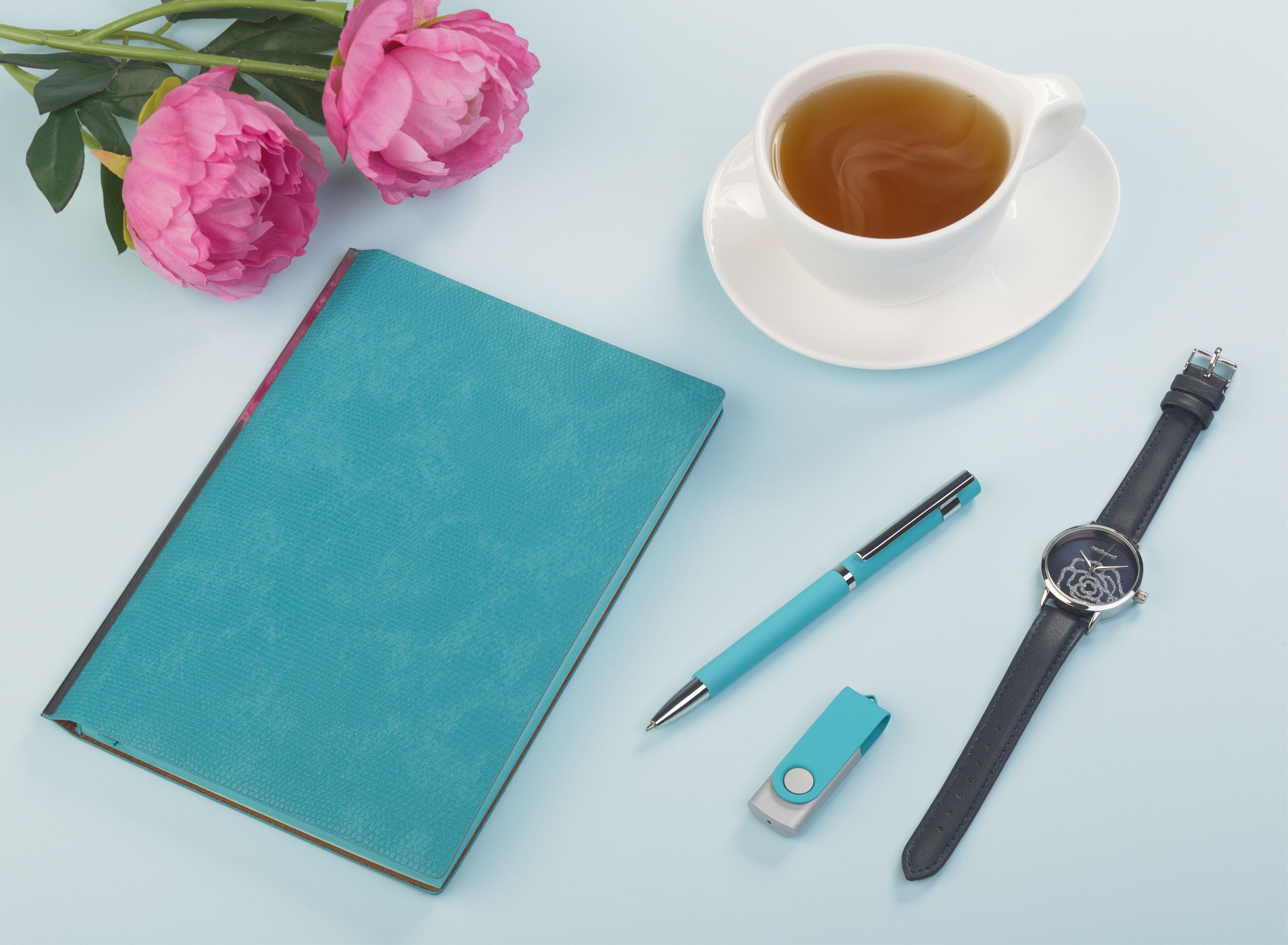 Блокнот "Венеция", формат А5, бирюзовый , арт. 3815-44 - вид 2 из 6