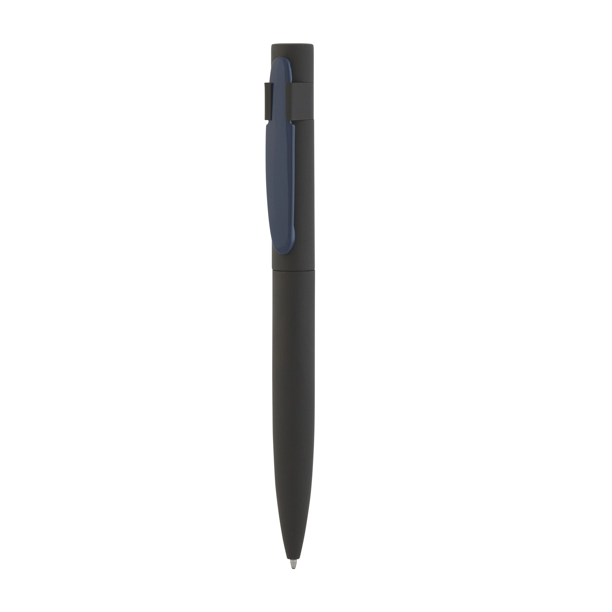 Ручка шариковая "Lip", черный/темно-синий, покрытие soft touch, арт. 6844-3/21S - вид 3 из 4