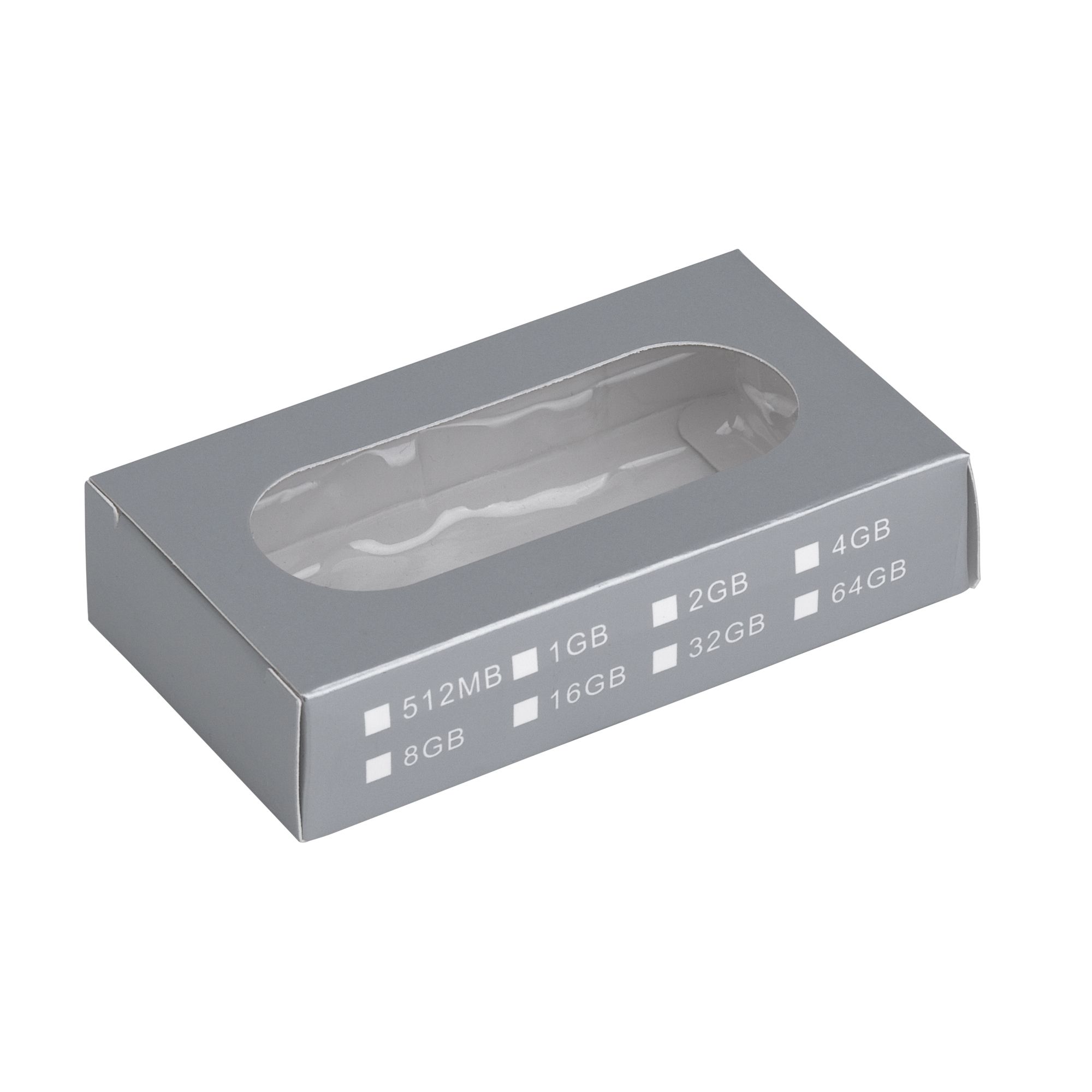 Флеш-карта USB 8GB "Абсолют", белая, арт. 8803-1/8GB - вид 3 из 3