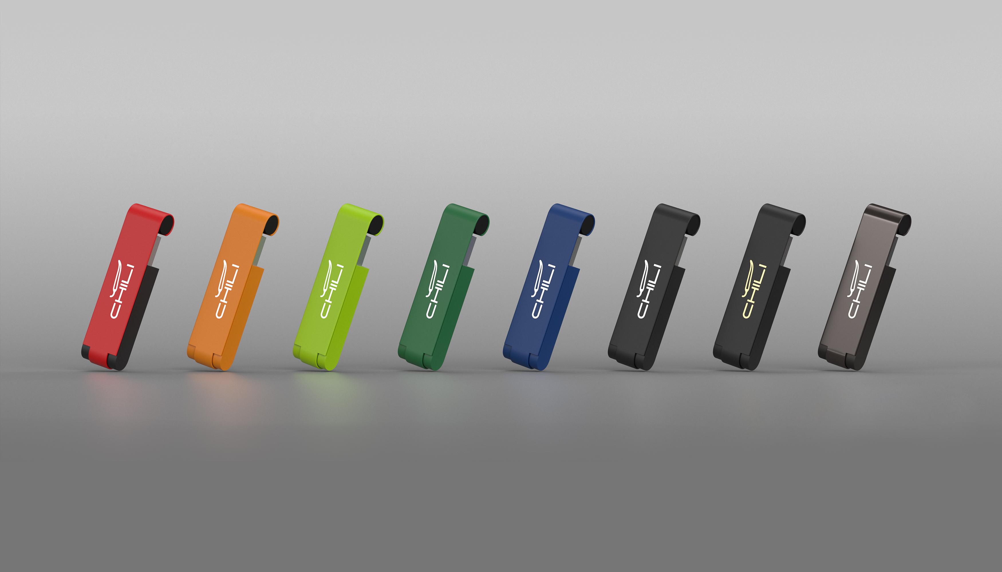 Флеш-карта "Case", объем памяти 16GB, черный/золото, покрытие soft touch, арт. 6837-3G/16Gb - вид 3 из 3