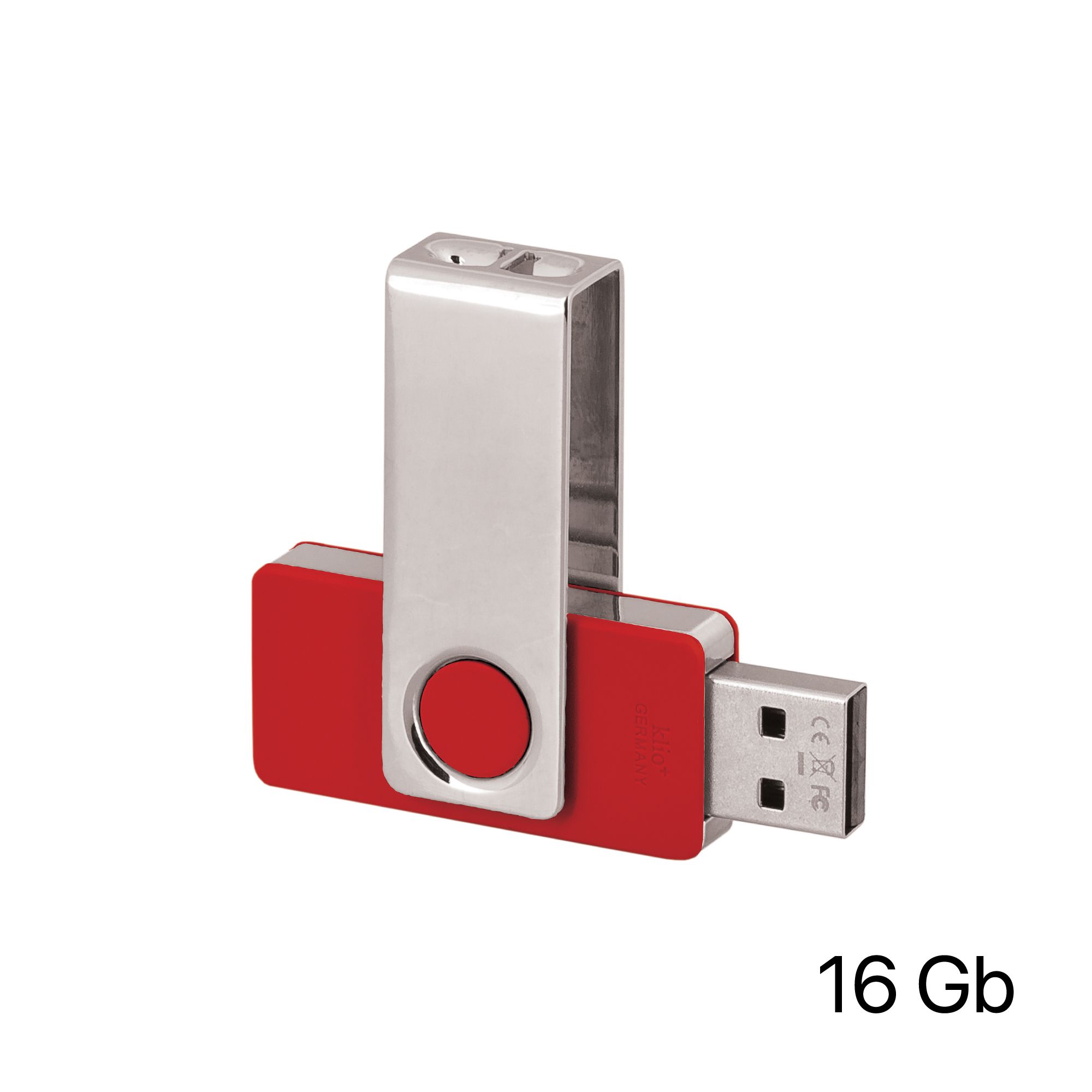 Флеш-карта TWISTA MS, 16Гб, красны, арт. KP106-4/16Gb - вид 1 из 1