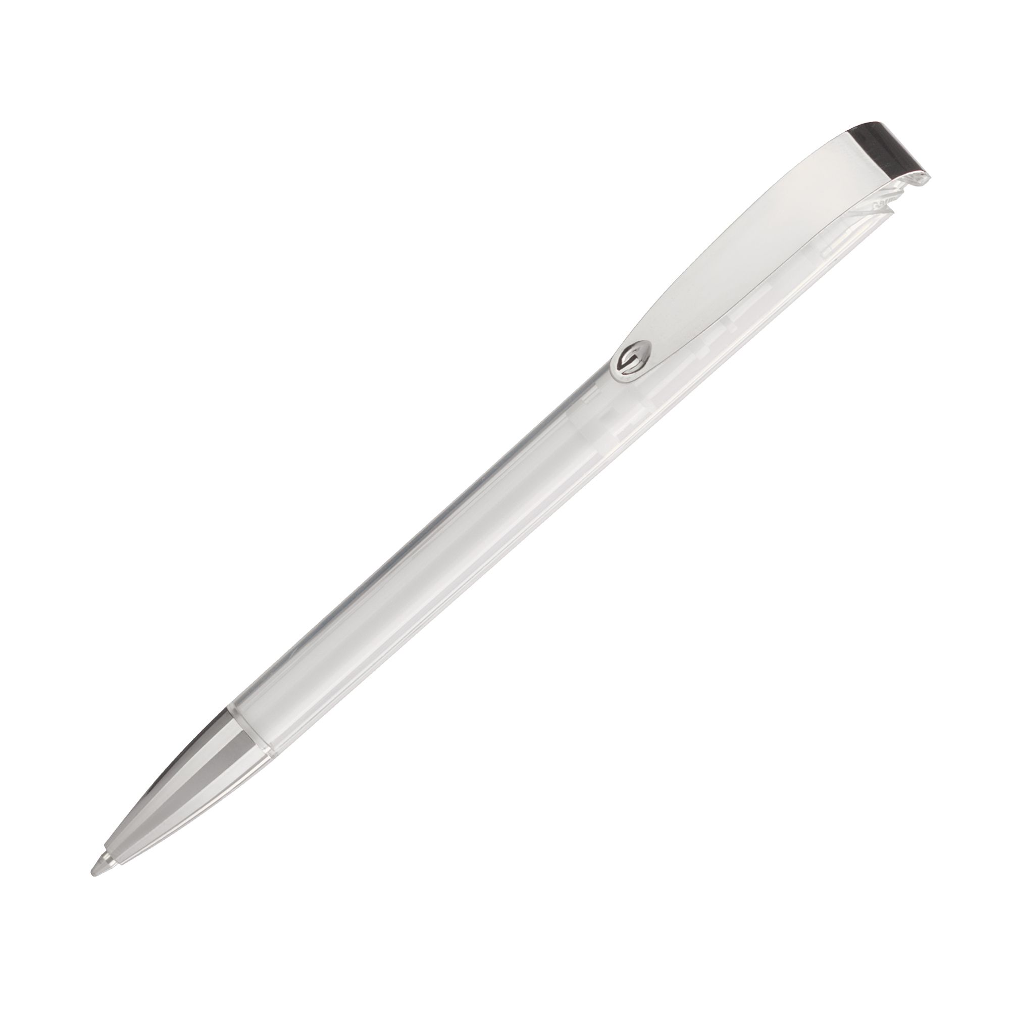 Ручка шариковая JONA MM TRANSPARENT, белый, арт. 41131-1 - вид 1 из 3