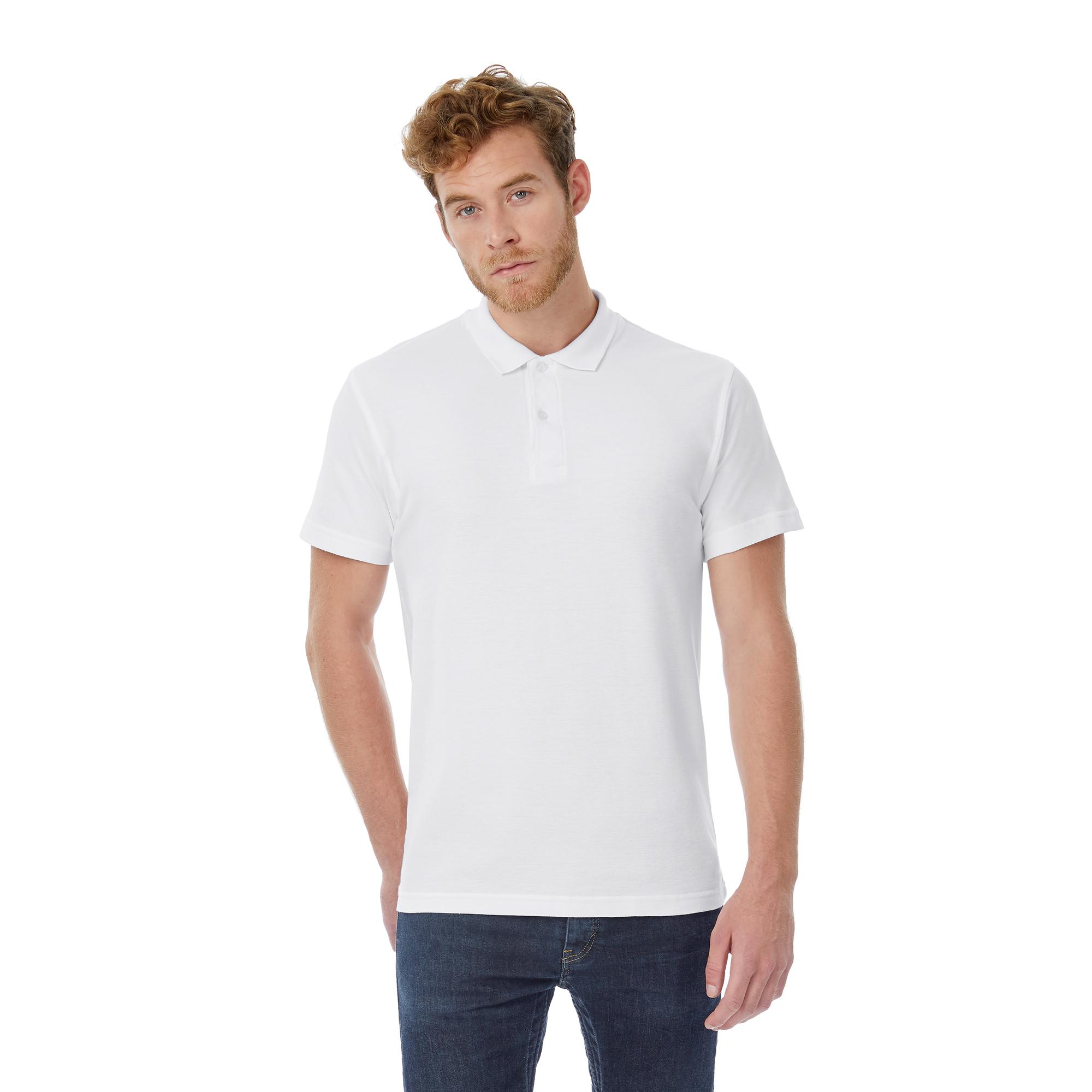 Футболка теннисная ID.001, белая/white, размер S, арт. 3712-1 - вид 1 из 3