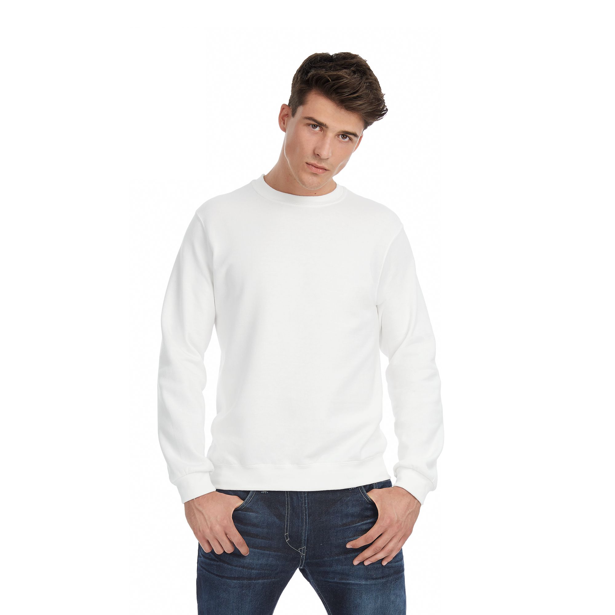 Фуфайка ID.002, белая/white, размер M, арт. 3746-1M - вид 1 из 3