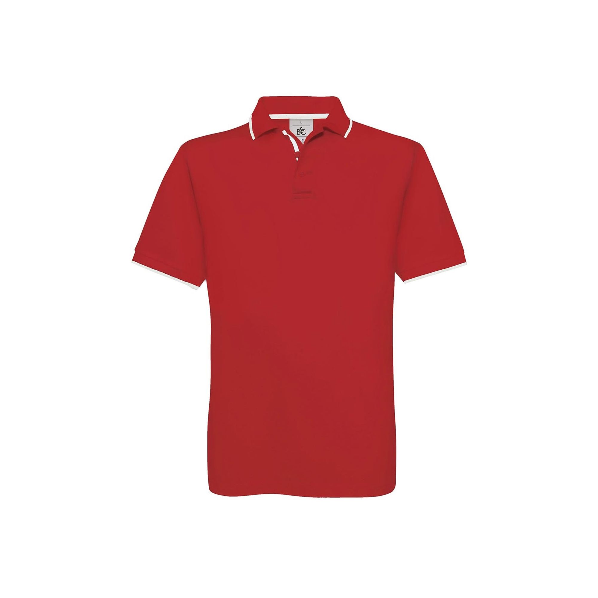 Футболка теннисная Safran Sport, красная/белая/red/white, размер L, арт. 3740-4/1 - вид 2 из 3