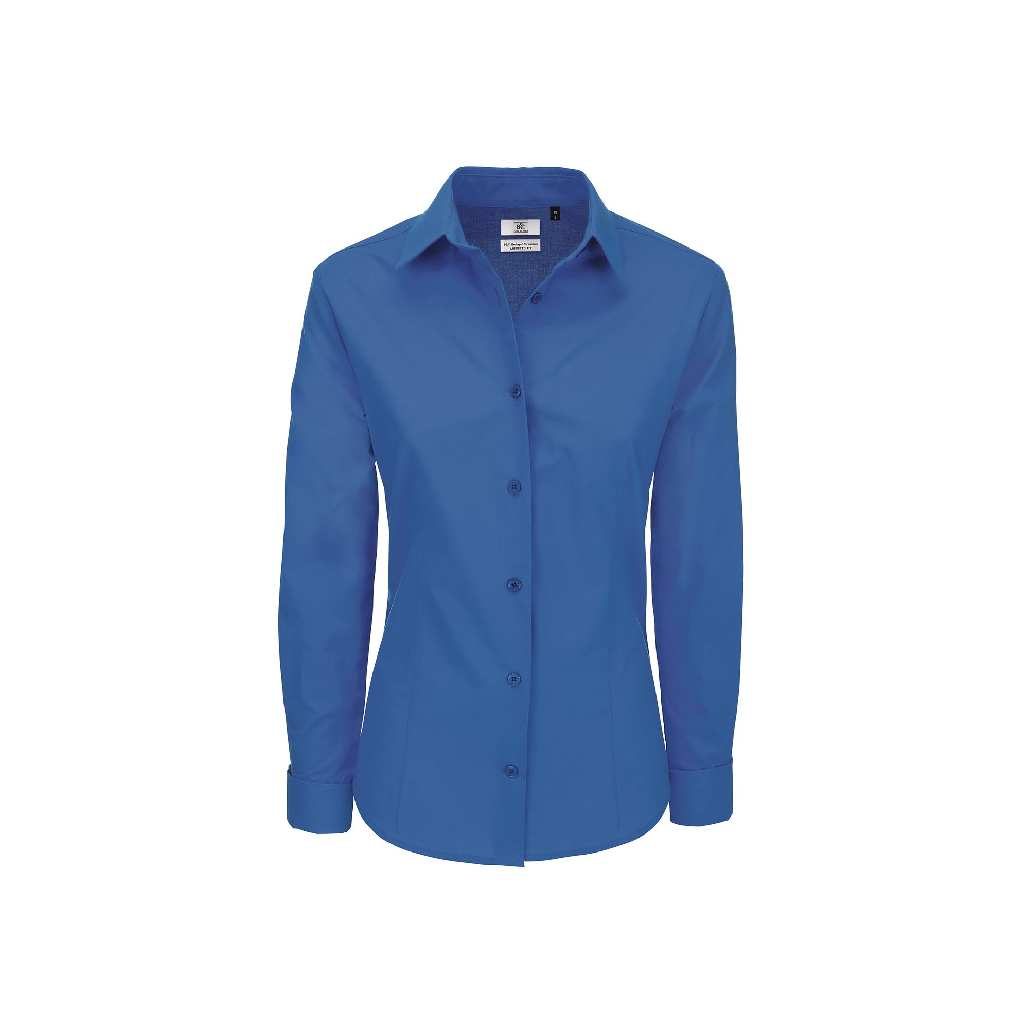 Рубашка женская с длинным рукавом Heritage LSL/women, синяя/blue chip, размер XS, арт. 3790-455 - вид 2 из 4