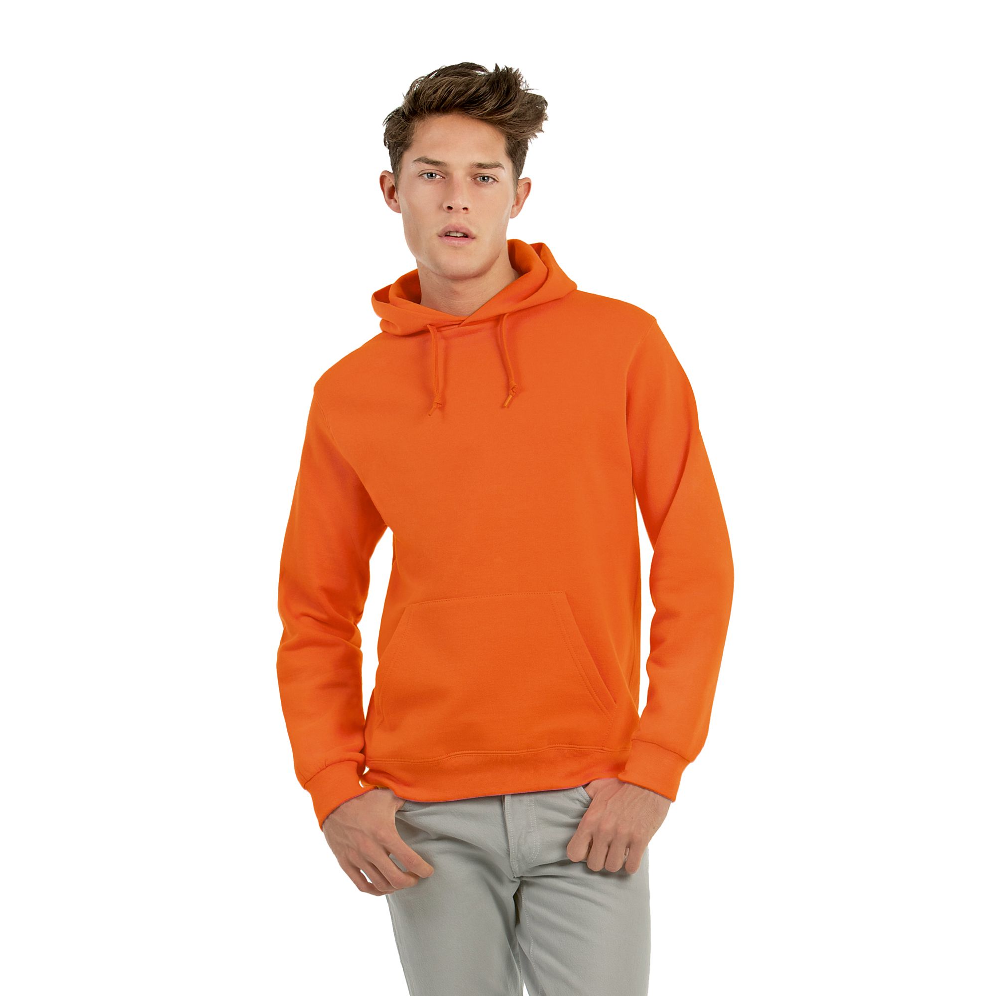 Фуфайка с капюшоном ID.003, оранжевая/orange, размер XXXL, арт. 3747-10XXXL - вид 1 из 3