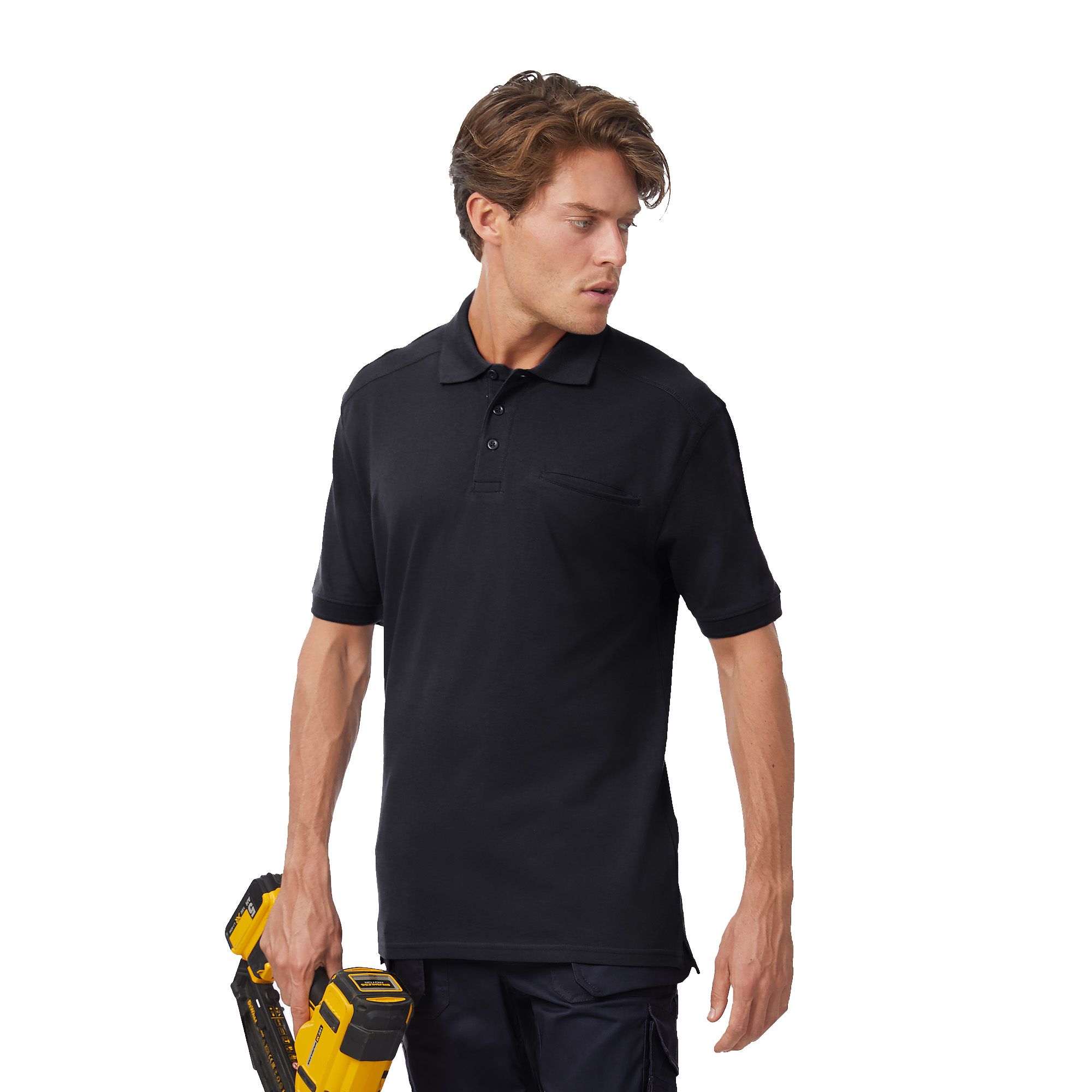 Футболка теннисная Skill PRO, черная/black, размер XXL, арт. 7642-3 - вид 1 из 3