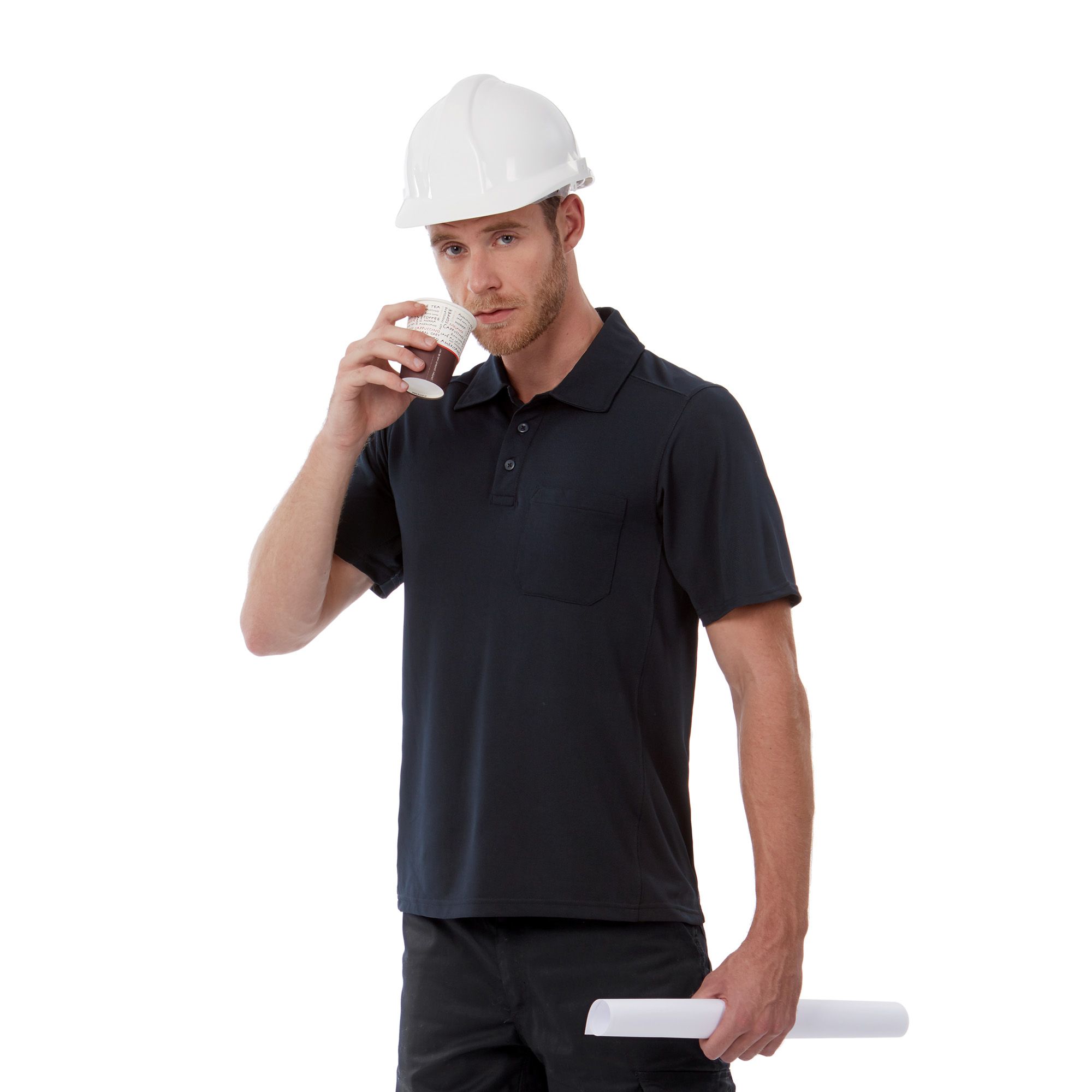 Футболка теннисная CoolPower PRO Polo, темно-синяя/navy, размер M, арт. 7640-23M - вид 1 из 3