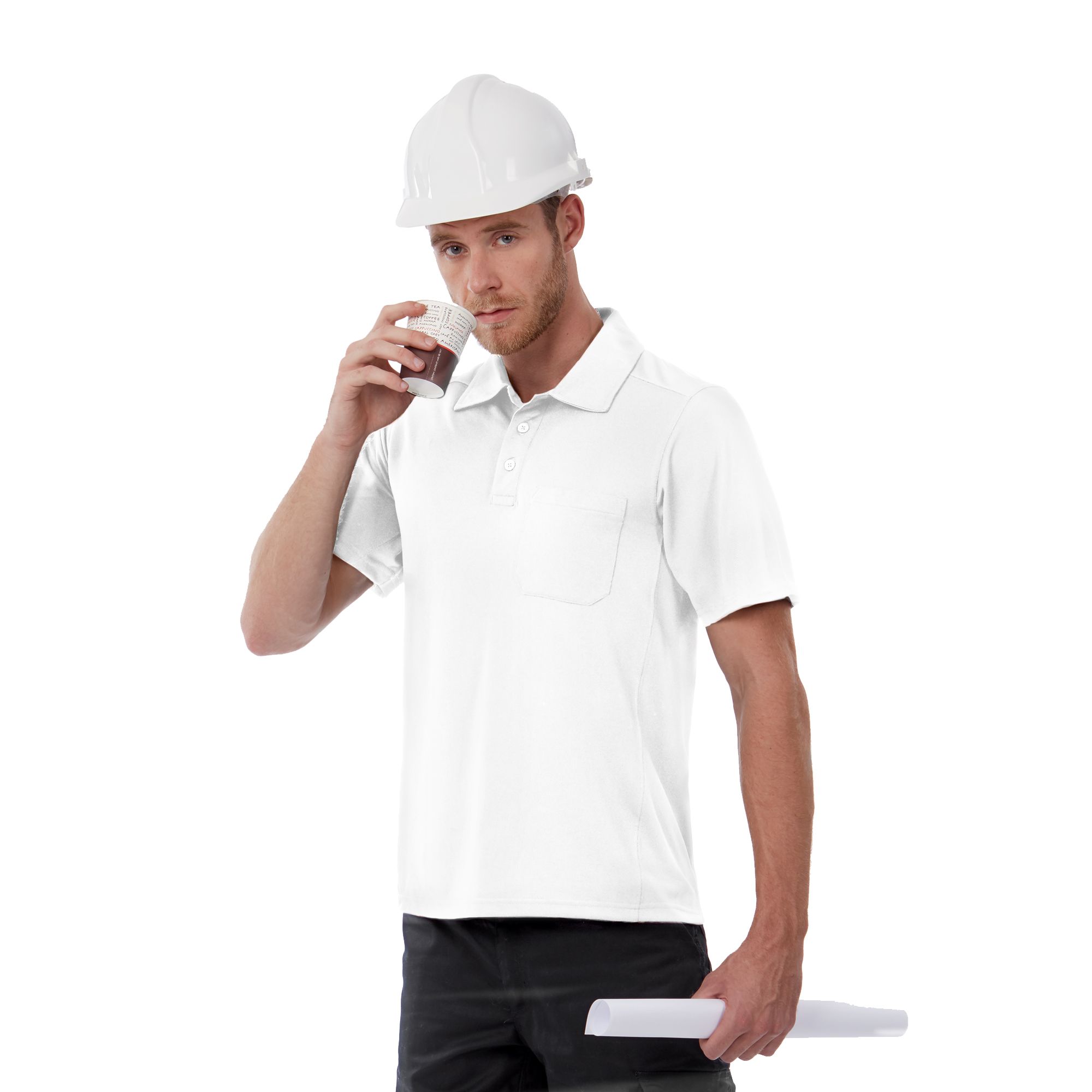Футболка теннисная CoolPower PRO Polo, белая/white, размер XL, арт. 7640-1XL - вид 1 из 2
