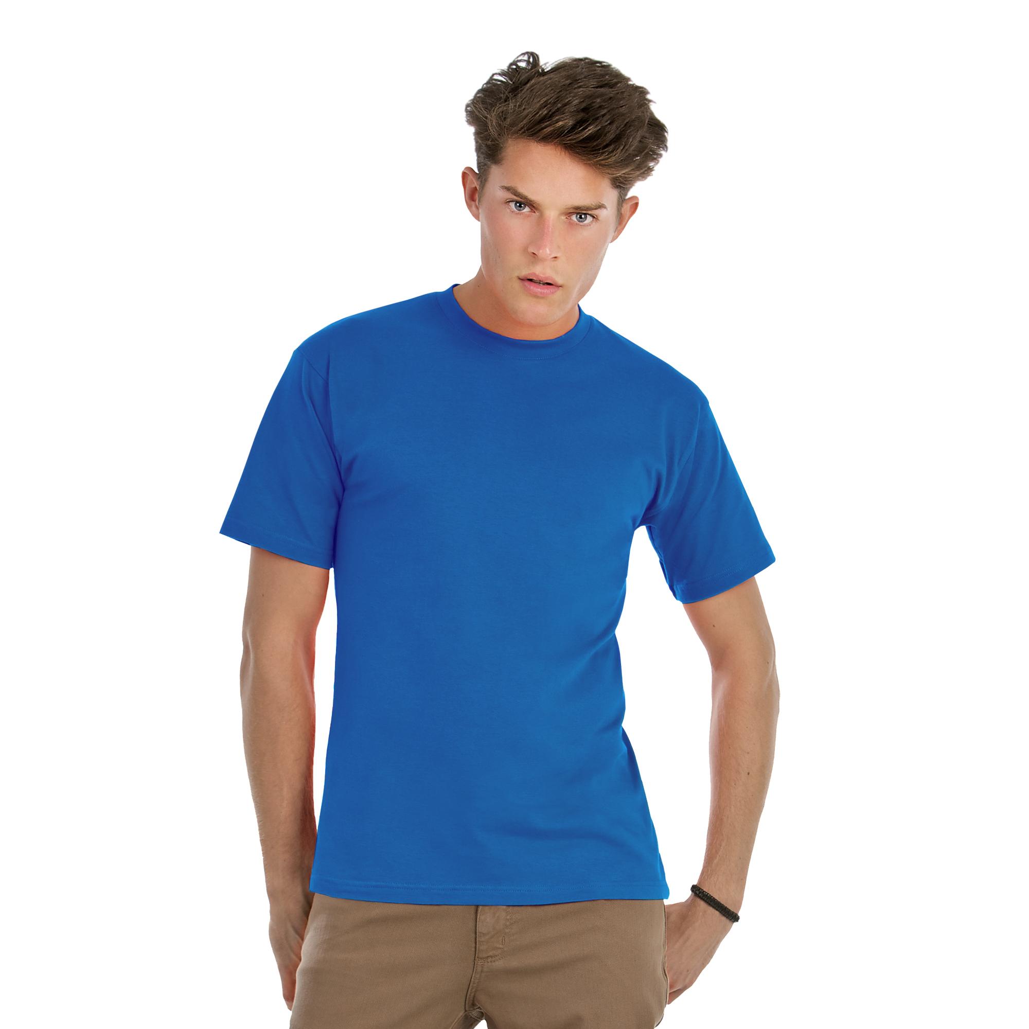 Футболка Exact 190, ярко-синяя/royal blue, размер M, арт. 3711-2 - вид 2 из 3