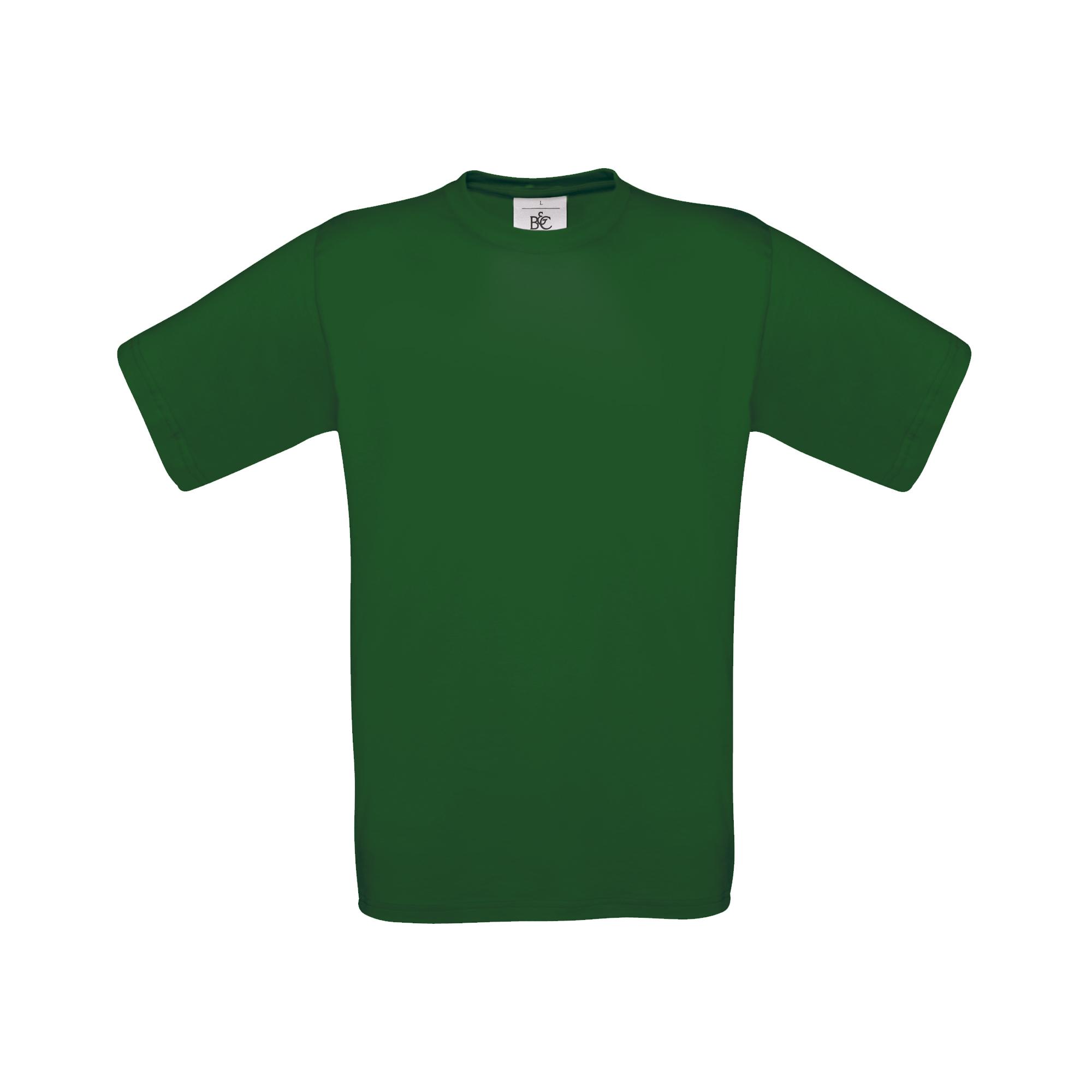 Футболка Exact 150, темно-зеленая/bottle green, размер L, арт. 3710-61 - вид 1 из 3