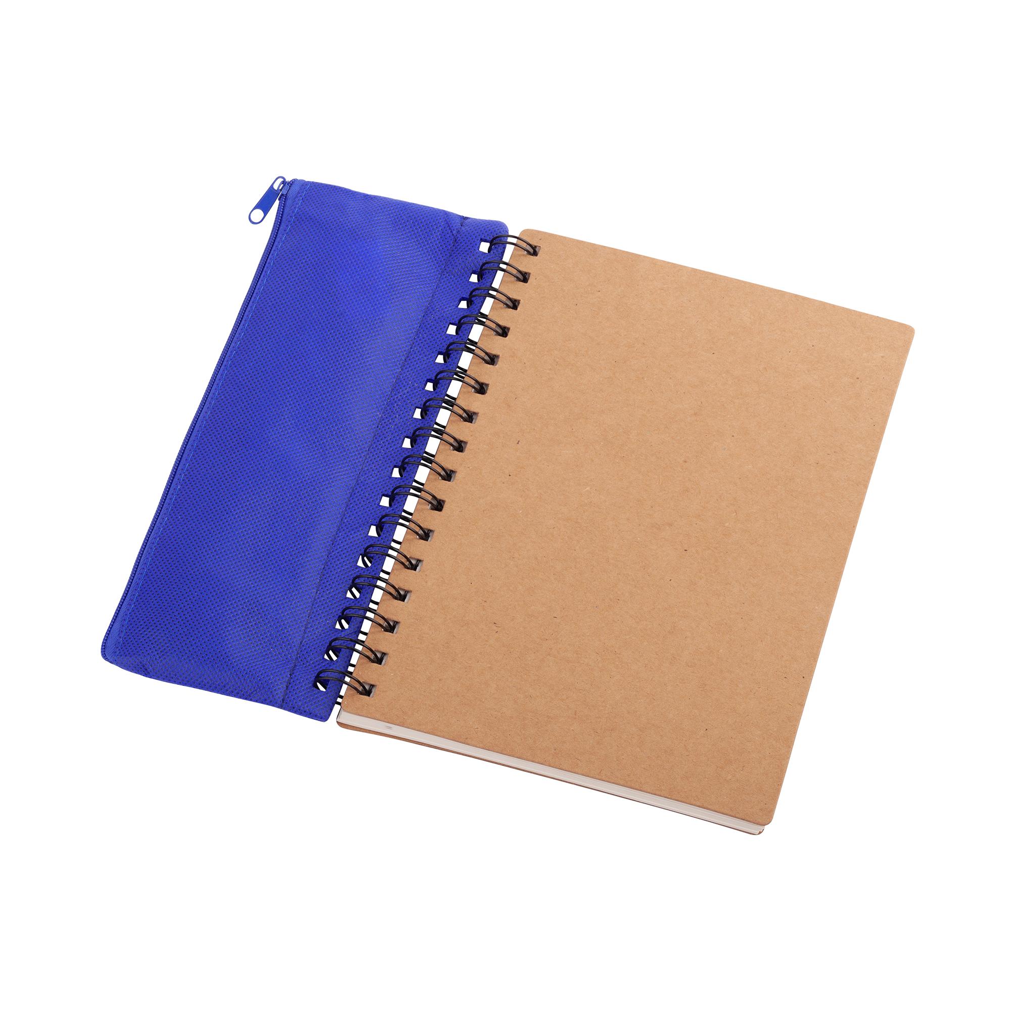 Блокнот "Full kit" с пеналом и канцелярскими принадлежностями, синий, арт. 2156-2 - вид 1 из 5