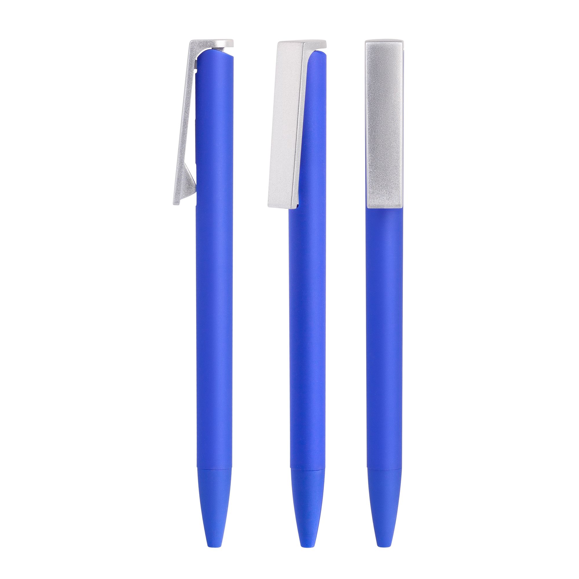 Ручка шариковая "Clive", синий, покрытие soft touch, арт. 7428-2/S - вид 2 из 2