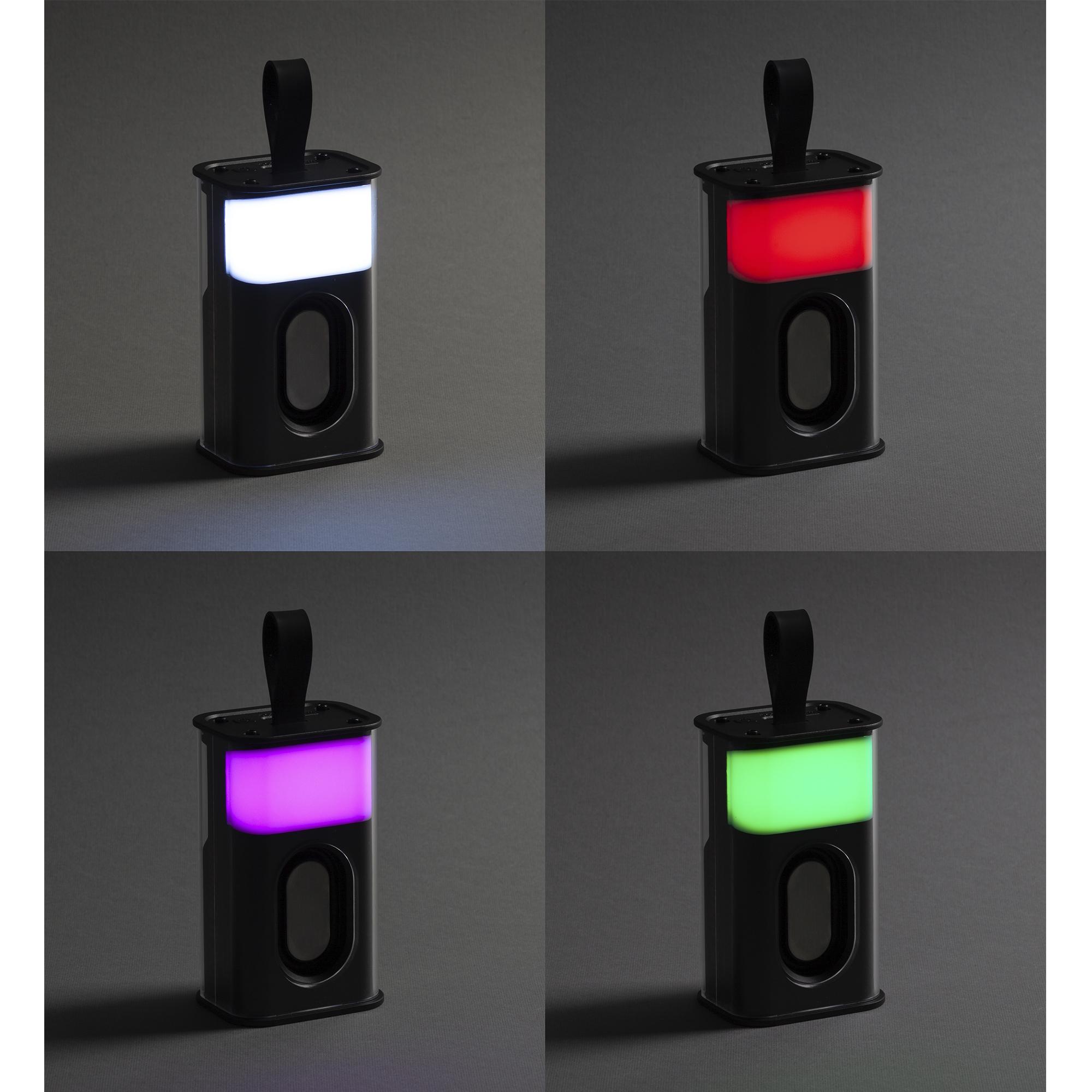 Bluetooth колонка "Hi-Fi" 5Вт с разноцветной подсветкой и прозрачным корпусом, арт. 9625-3 - вид 4 из 8