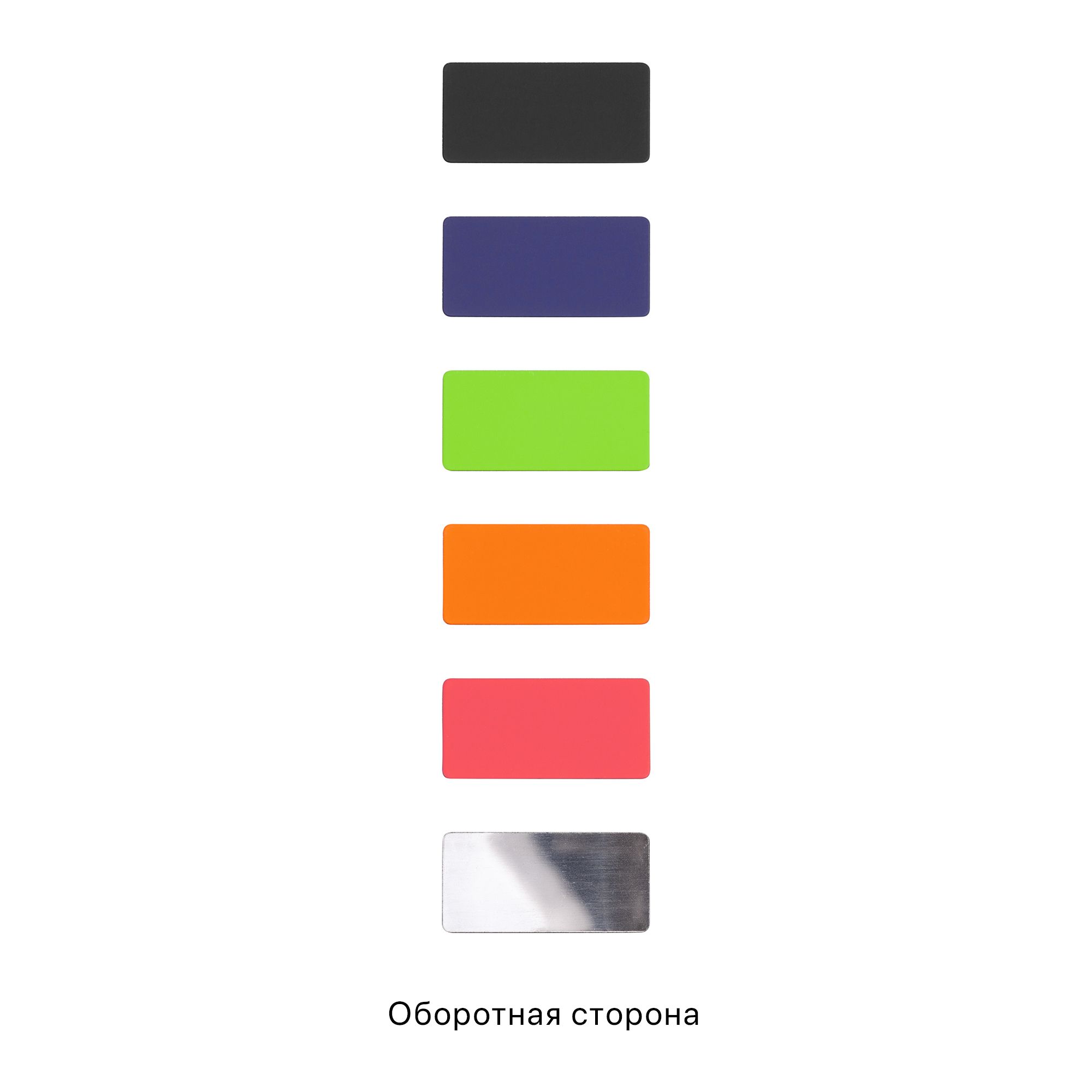 Шильд металлический, темно-синий, покрытие soft touch, арт. 6975-21 - вид 3 из 5