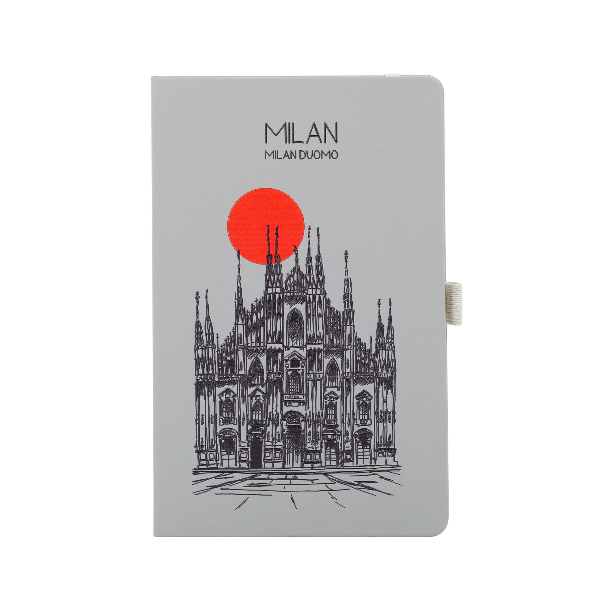 Блокнот "Парма_Duomo Milan", формат А5, серый, арт. 3827-7_GR - вид 1 из 3