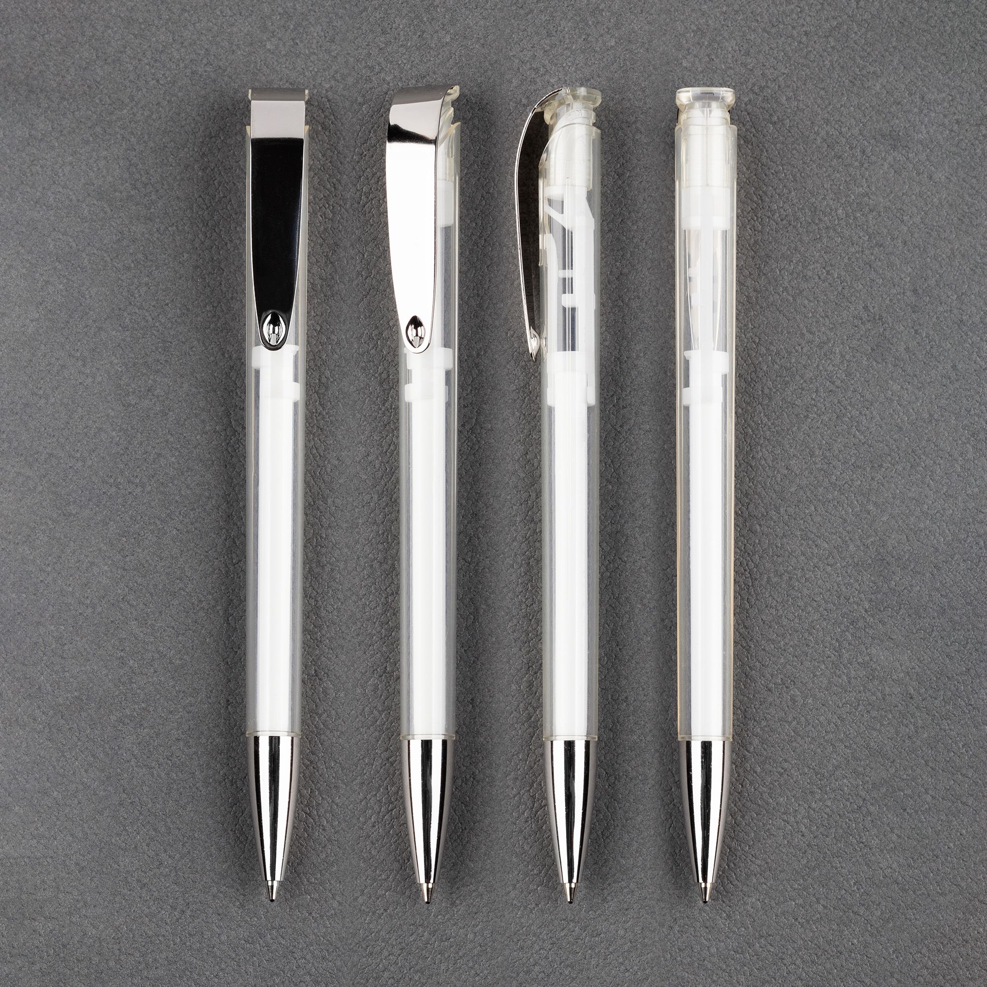 Ручка шариковая JONA MM TRANSPARENT, белый, арт. 41131-1 - вид 3 из 3