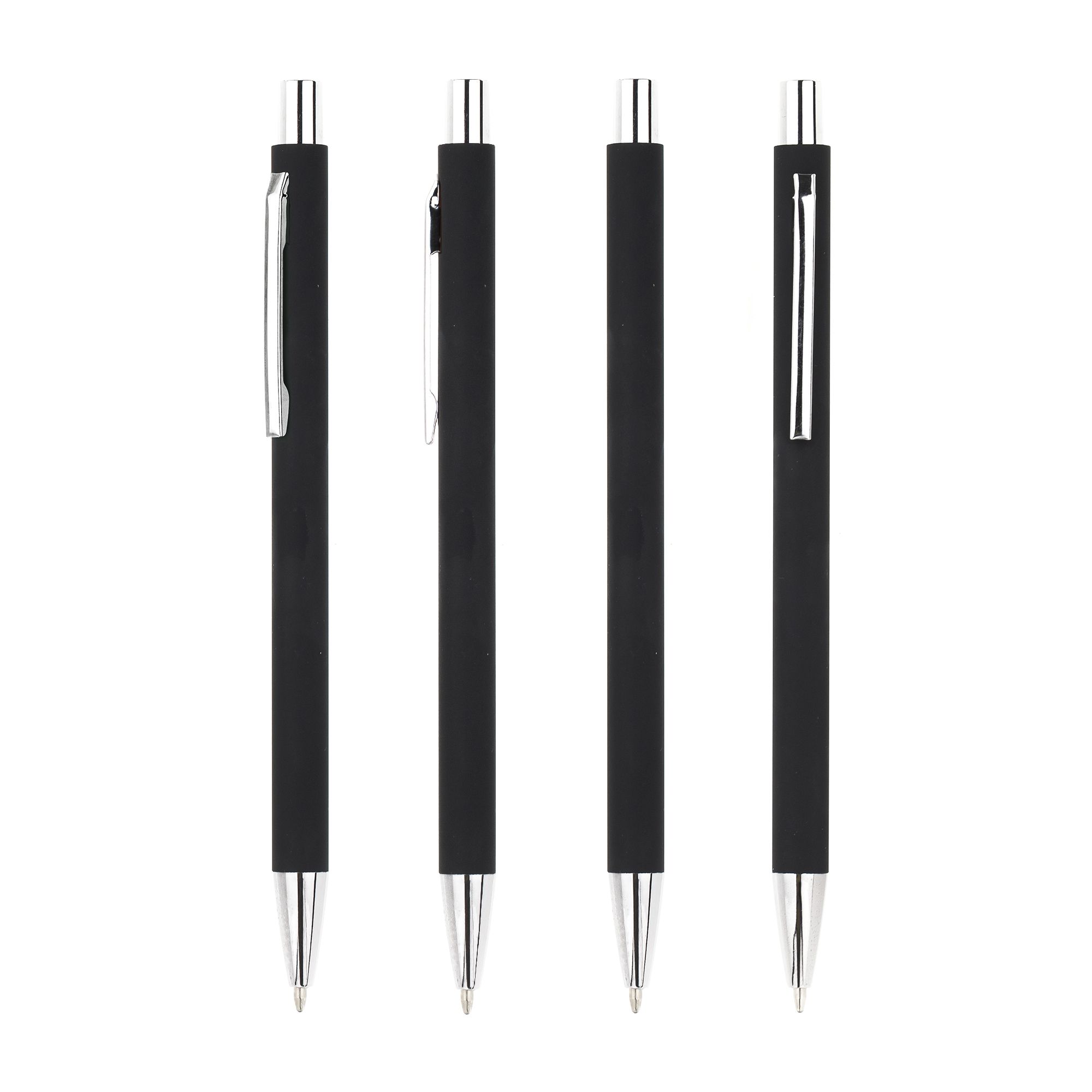Ручка шариковая "Trade", черный, покрытие soft touch, арт. 7460-3S - вид 5 из 6