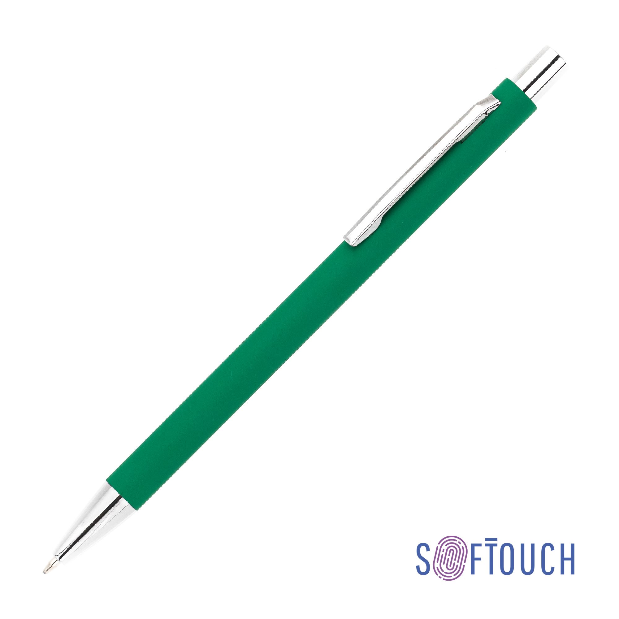 Ручка шариковая "Trade", темно-зеленый, покрытие soft touch, арт. 7460-61S - вид 1 из 7