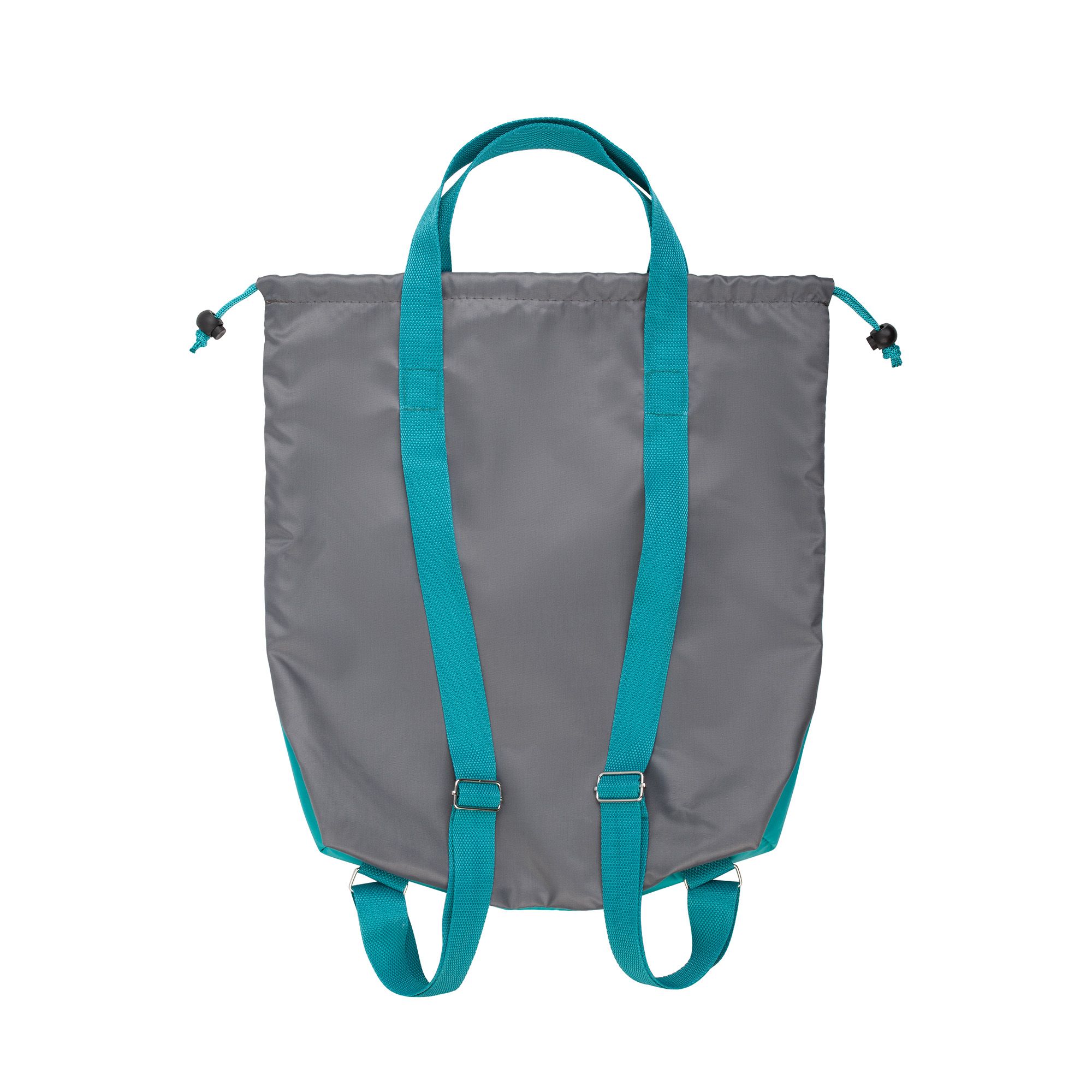 Сумка-рюкзак "Carry", серый с бирюзовым, арт. 9950-7/44 - вид 2 из 3