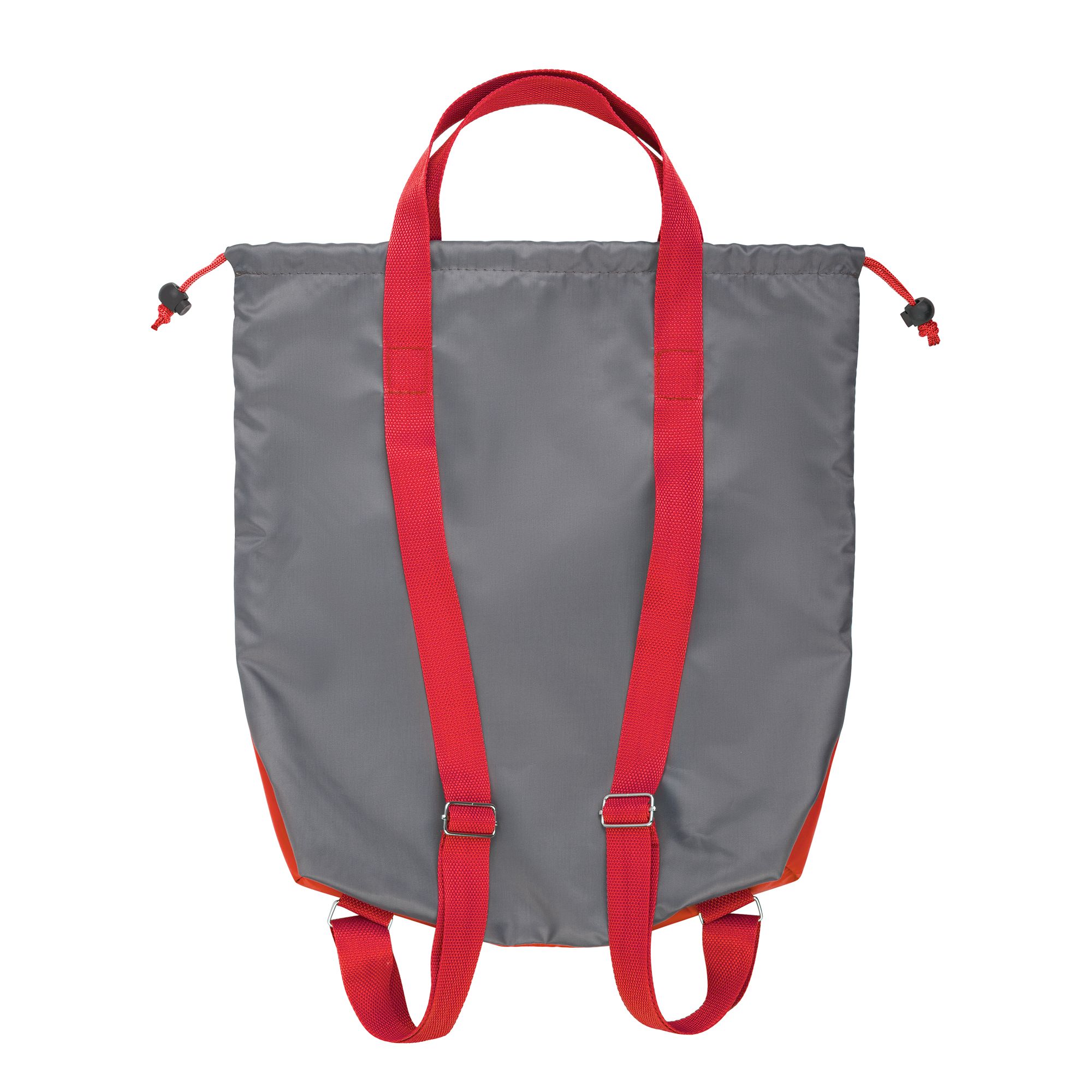 Сумка-рюкзак "Carry", серый с красным , арт. 9950-7/4 - вид 2 из 3