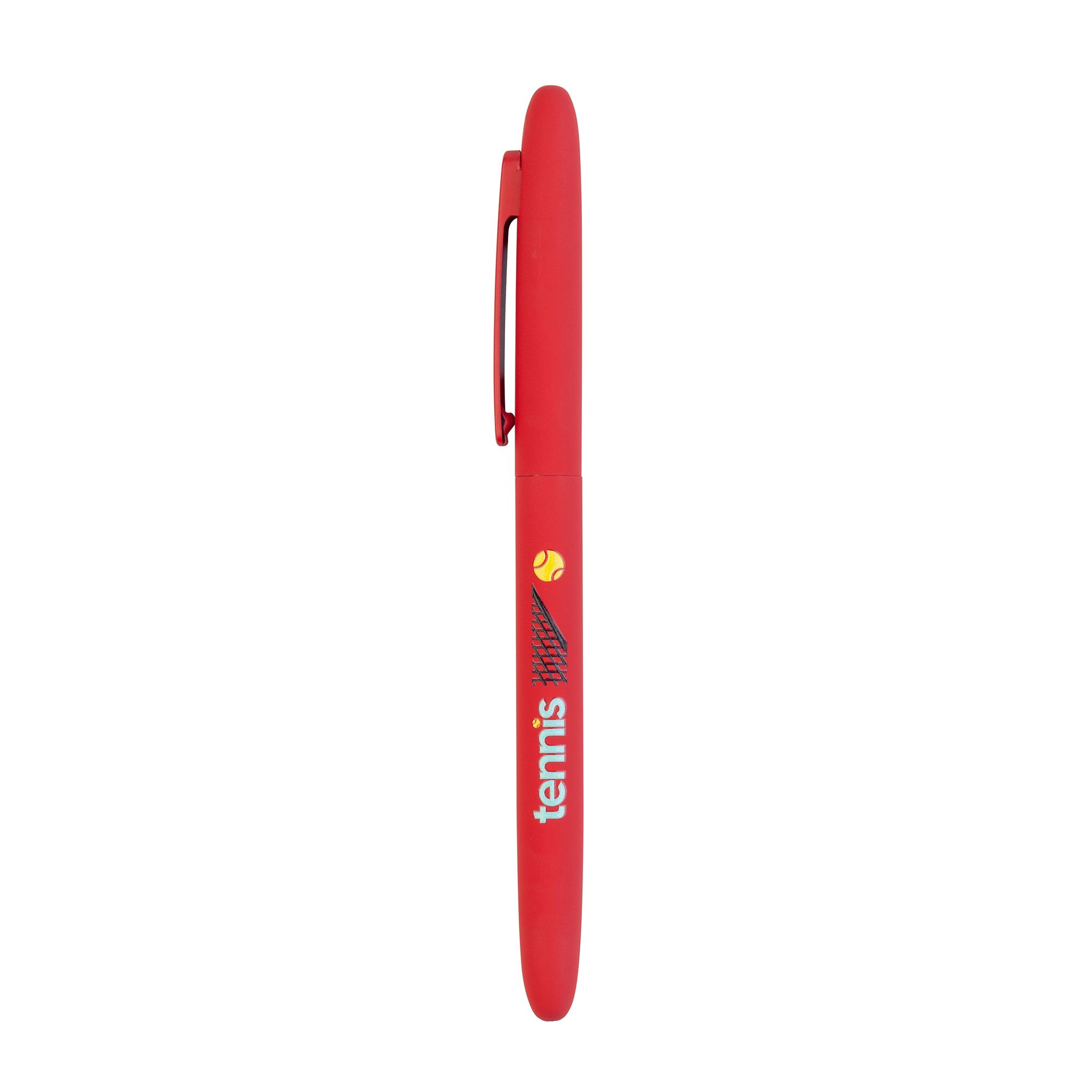 Ручка шариковая "Vega", покрытие soft touch, красный, арт. 7018-4 - вид 10 из 10