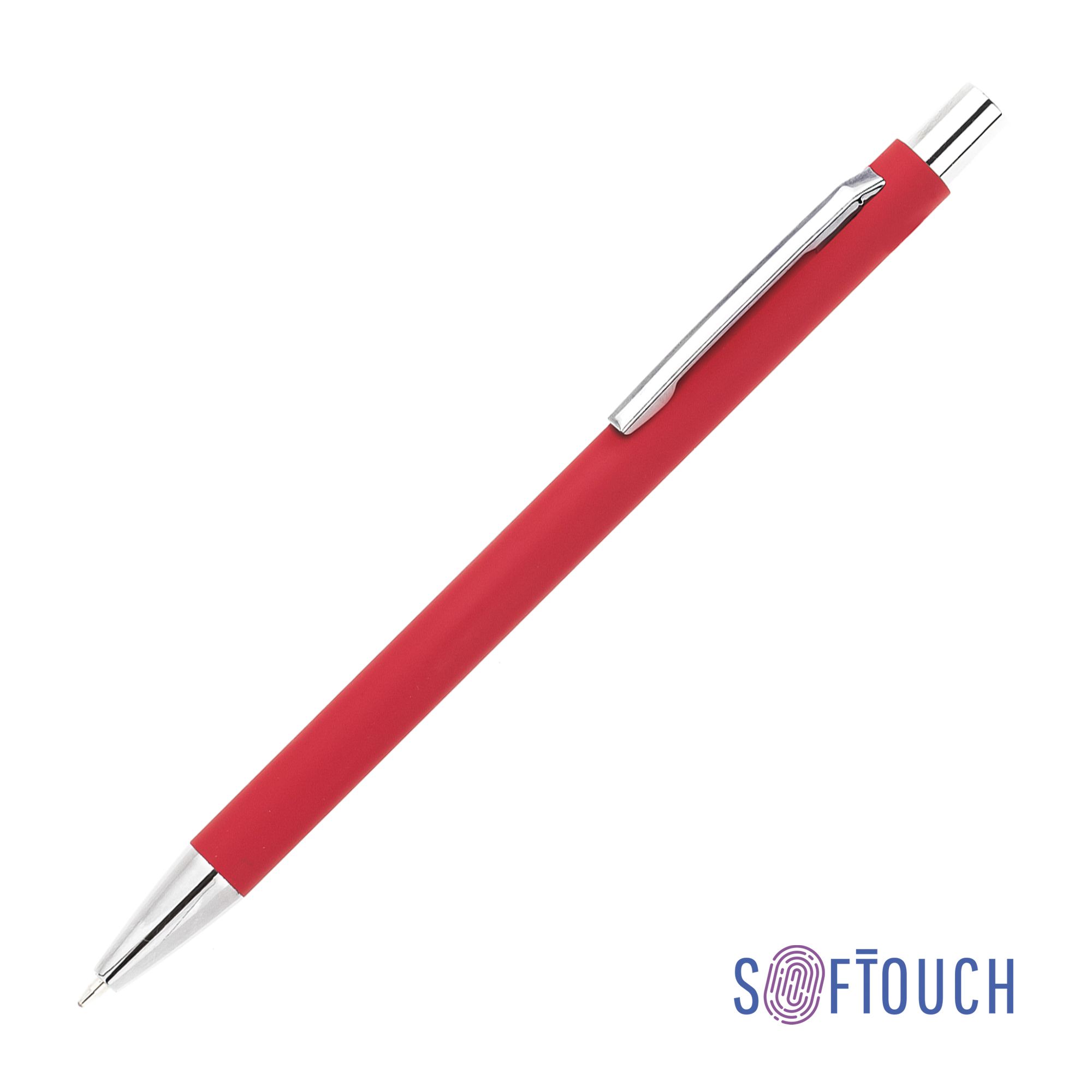 Ручка шариковая "Trade", красный, покрытие soft touch, арт. 7460-4S - вид 1 из 7