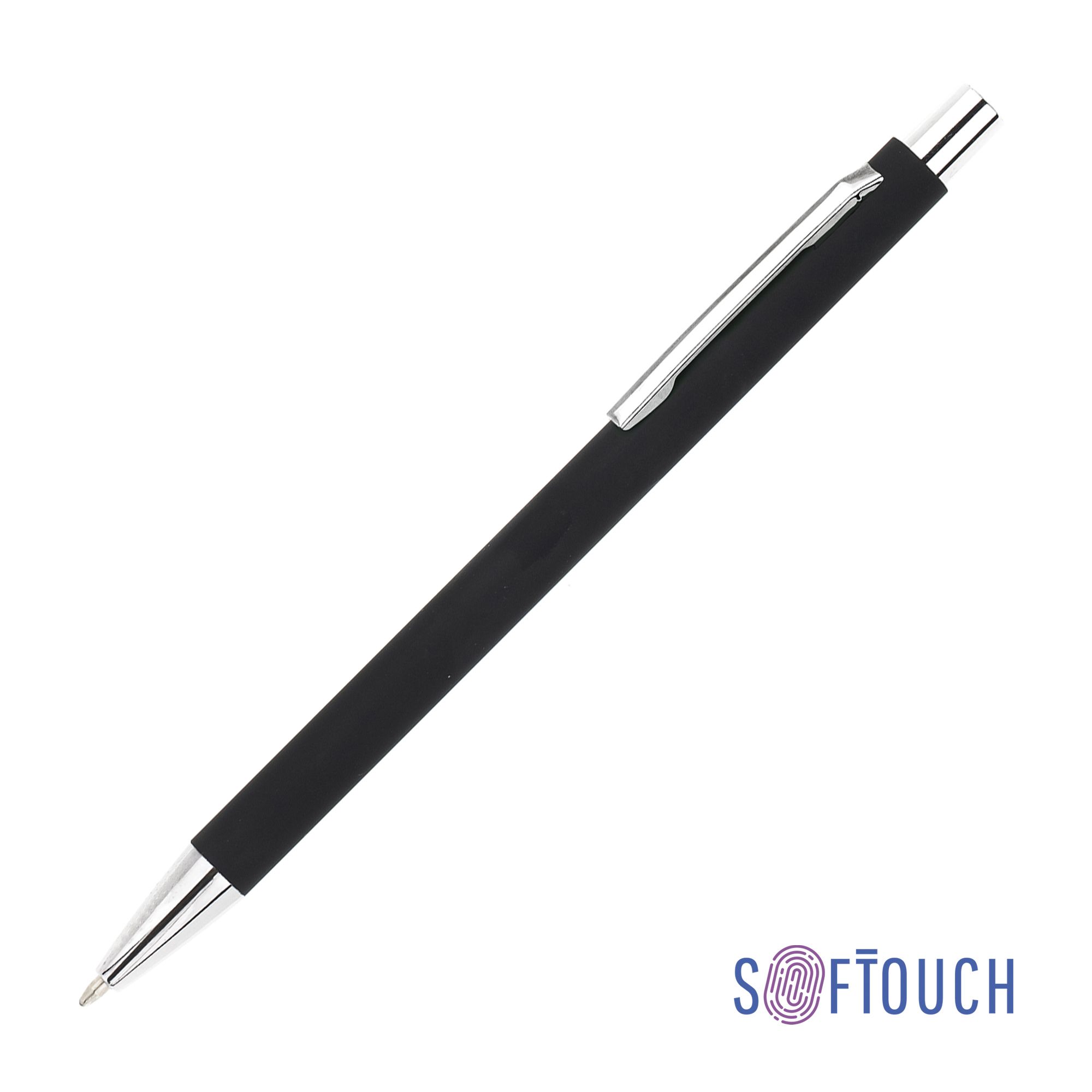 Ручка шариковая "Trade", черный, покрытие soft touch, арт. 7460-3S - вид 1 из 6