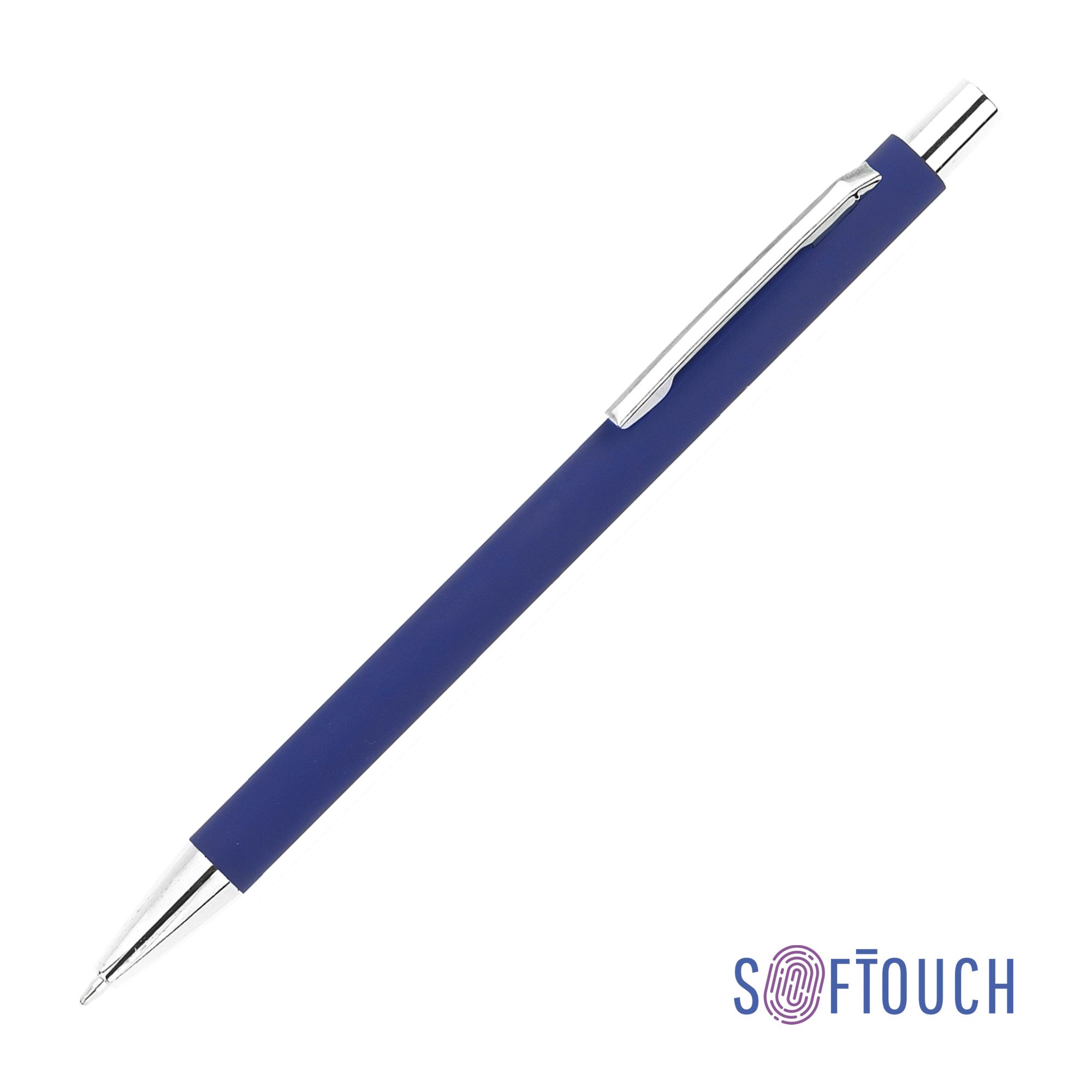 Ручка шариковая "Trade", темно-синий, покрытие soft touch, арт. 7460-21S - вид 1 из 6