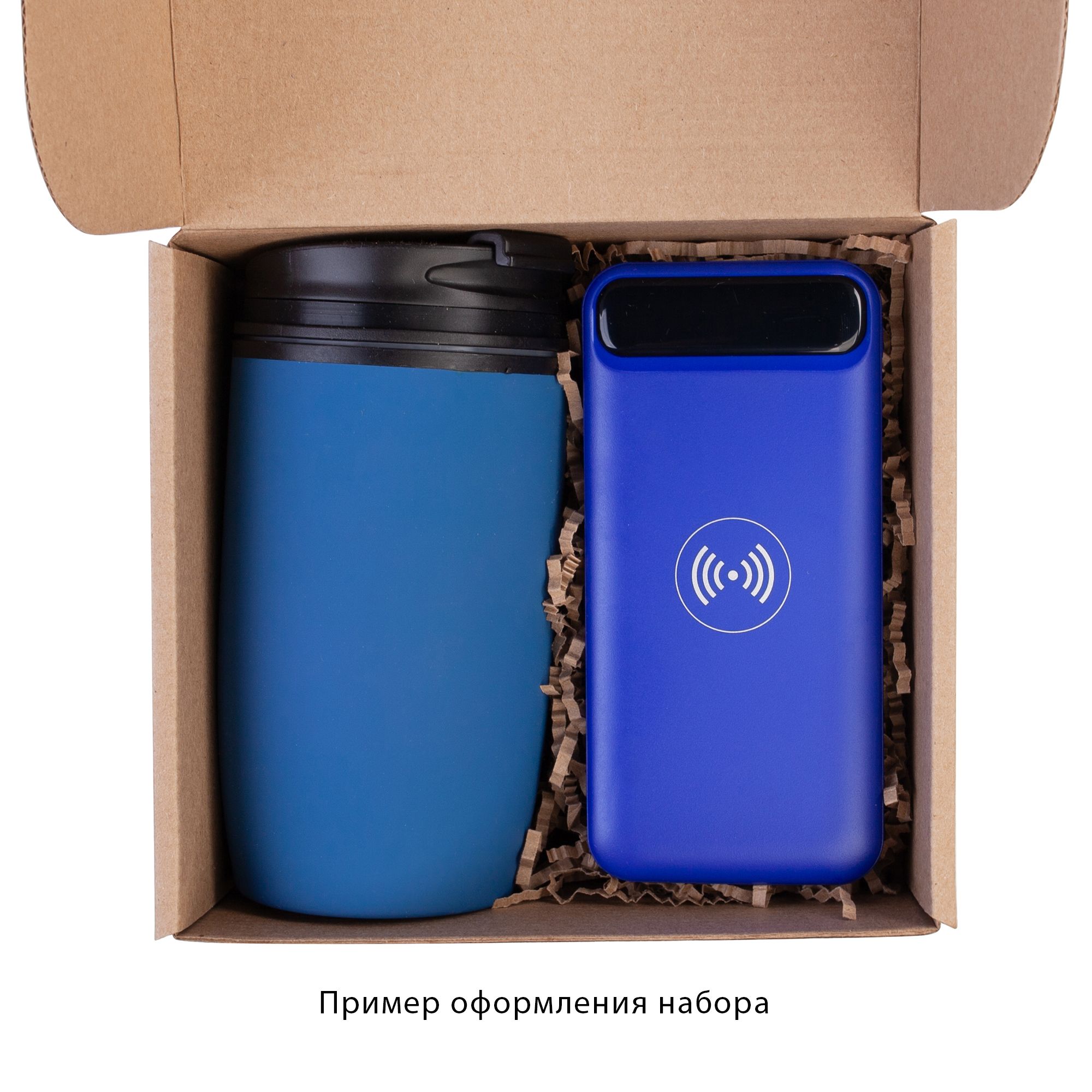 Термостакан "Unicup" 300 мл, покрытие soft touch, синий, арт. 6395-2 - вид 10 из 10