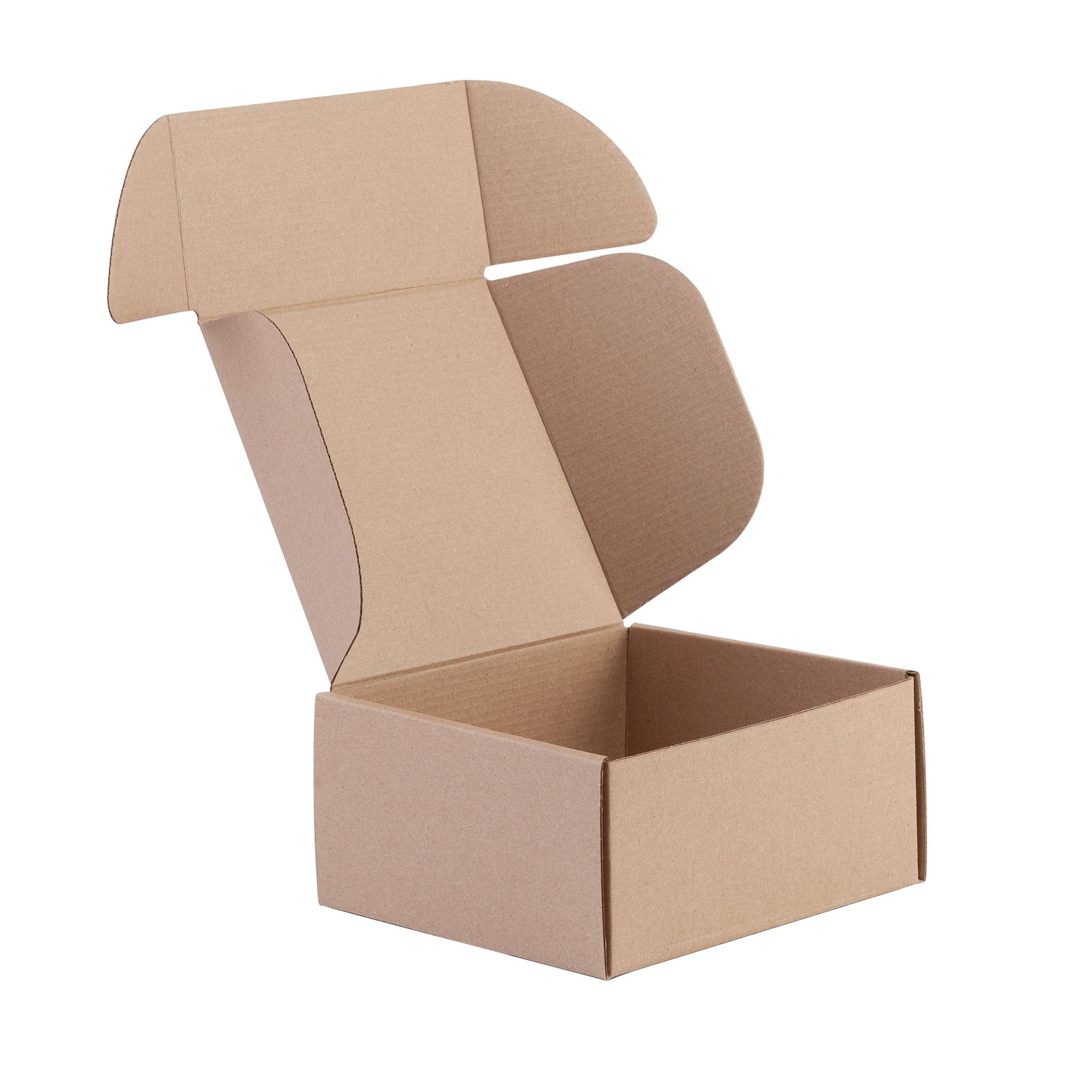 Коробка для набора малая 17,6 х h 8,3 х 15,3 см, самосборная, крафт, арт. 3386 - вид 2 из 4