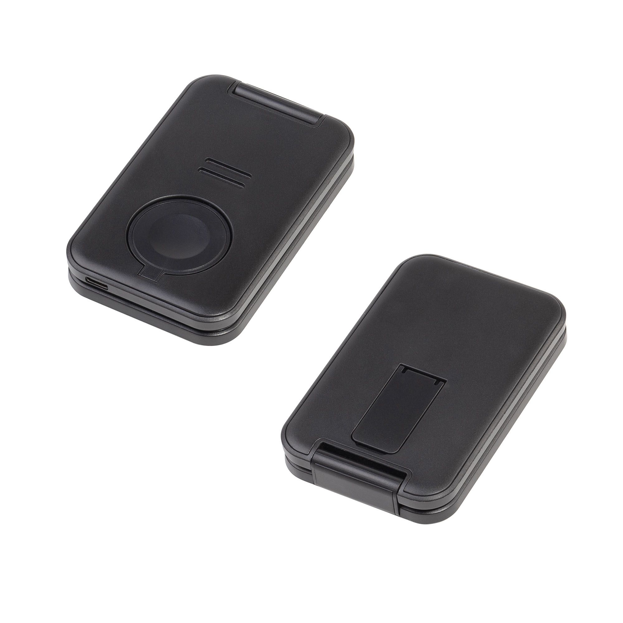Складная беспроводная (15W) зарядная станция "Slap" с MagSafe, черный, арт. 5449-3 - вид 6 из 8