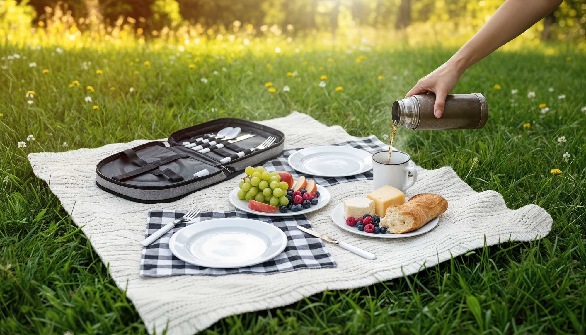 Набор для пикника "Ланч" на 2 персоны, арт. 9818 - вид 6 из 7