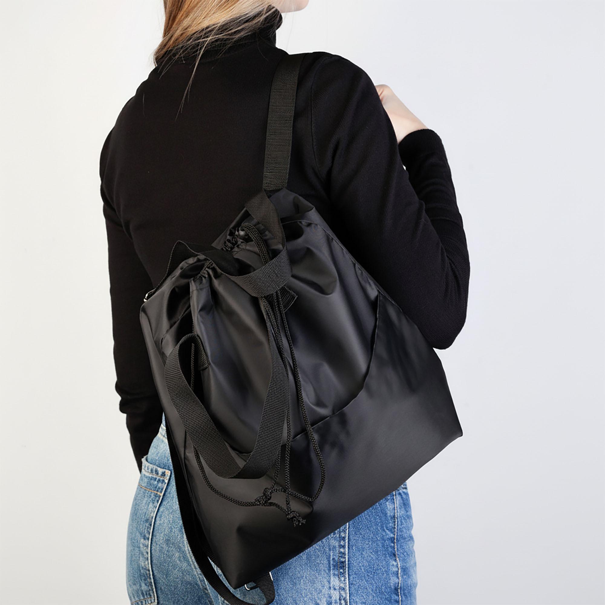 Сумка-рюкзак "Carry", черный, арт. 9950-3 - вид 4 из 5