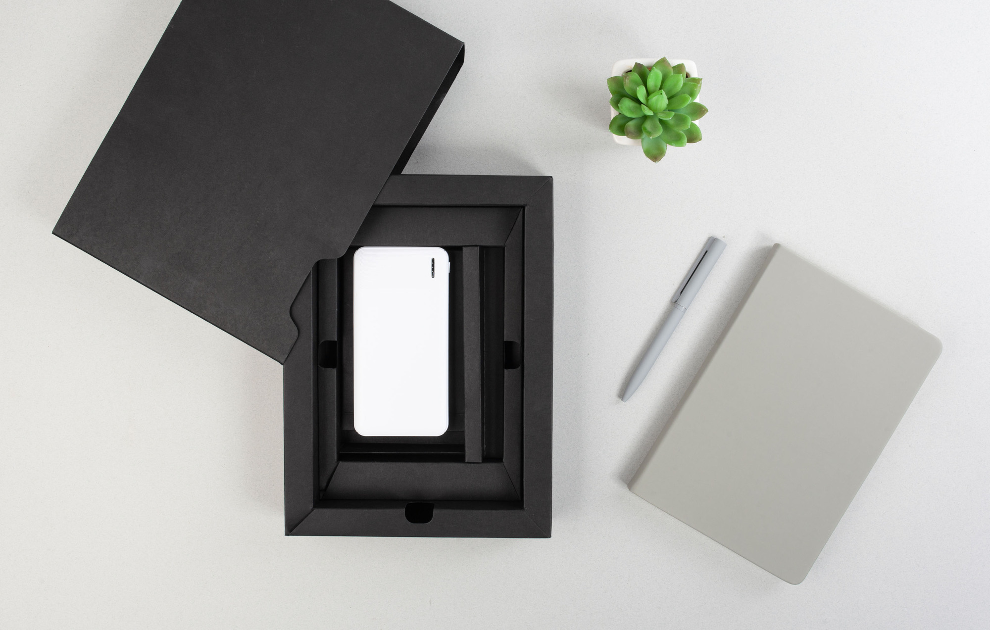 Набор подарочный "Light gray S", серый с белым, арт. 7978-7S - вид 1 из 6