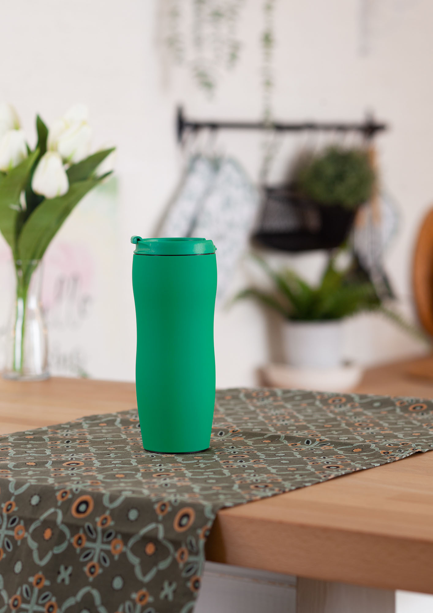 Термостакан "Монтана", покрытие soft touch, 0,4 л., зеленый, арт. 6329-6 - вид 2 из 5