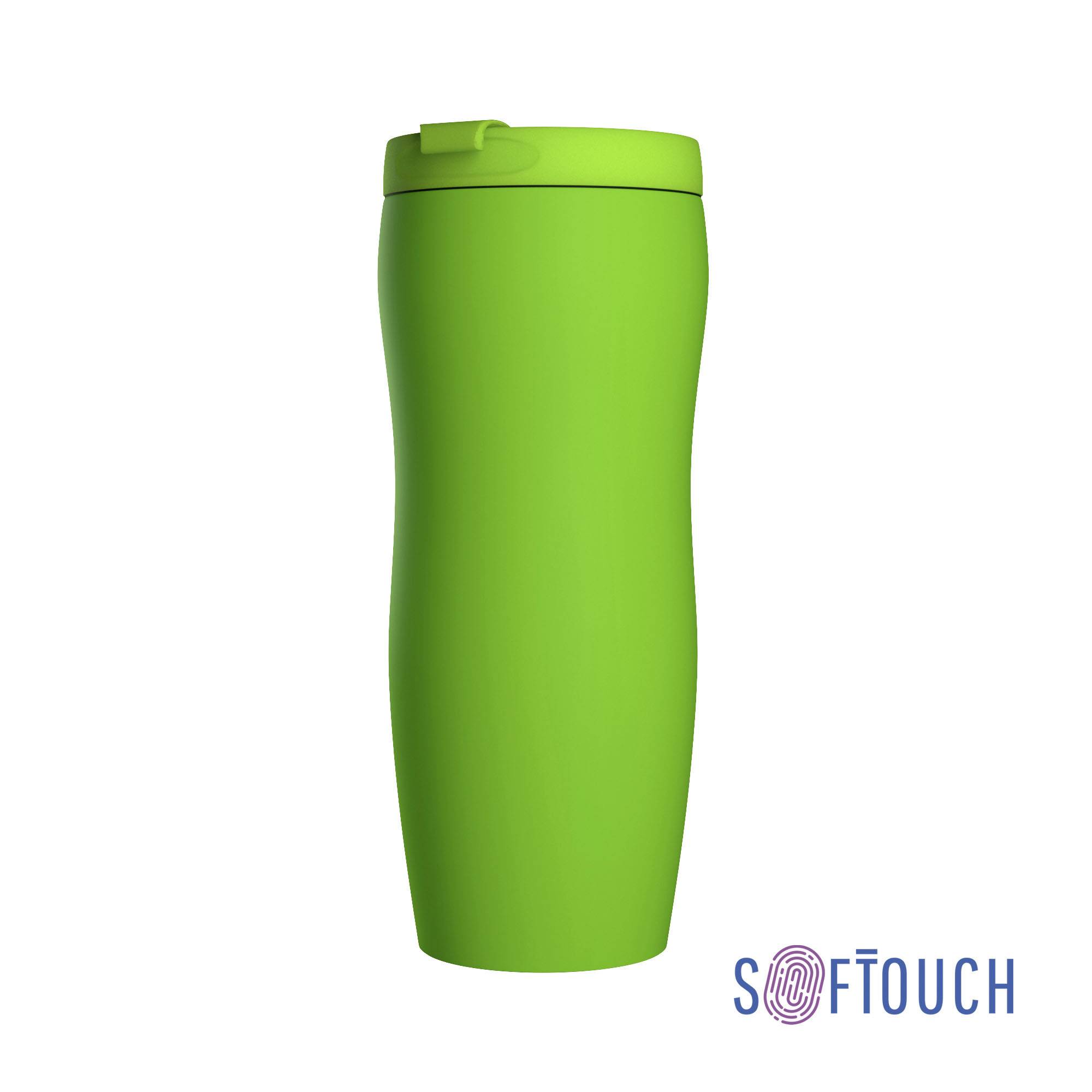 Термостакан "Монтана", покрытие soft touch, 0,4 л., зеленое яблоко, арт. 6329-63 - вид 1 из 4