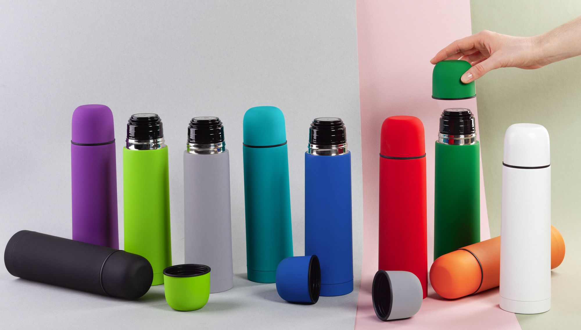 Термос "Крит", покрытие soft touch 0,5 л., оранжевый, арт. 6330-10 - вид 5 из 5