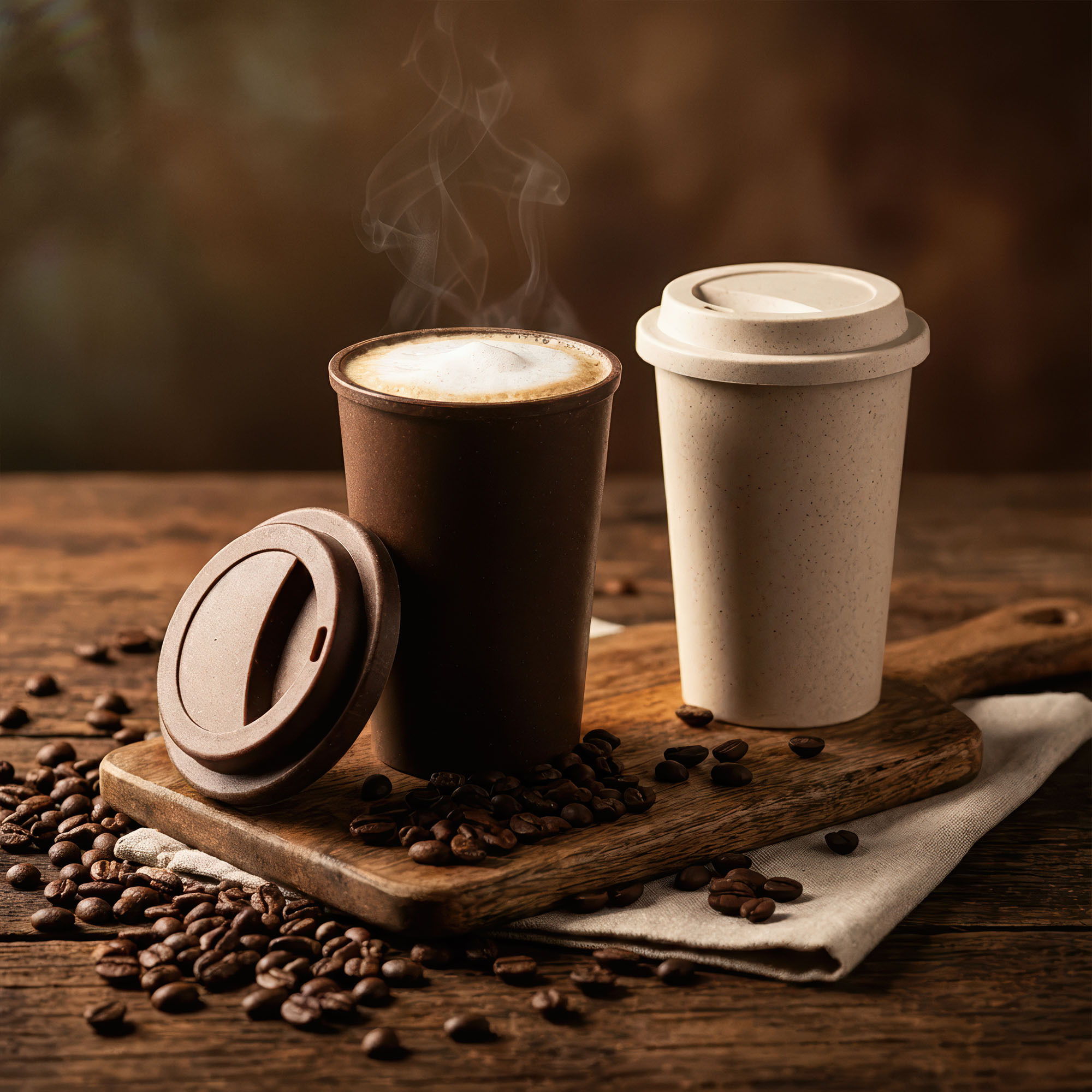 Стакан "Natural coffee" из кофейного жмыха , арт. 1060-CB - вид 7 из 8