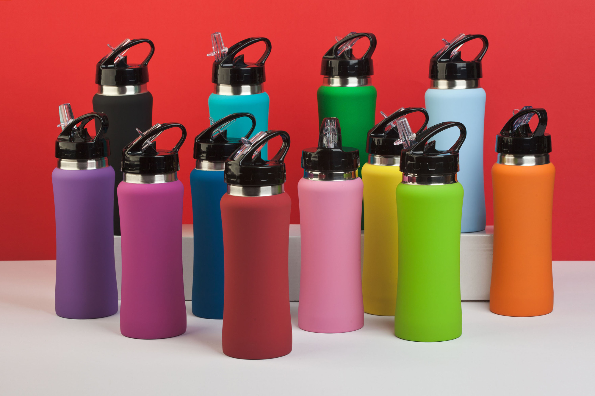 Бутылка для воды "Индиана", покрытие soft touch, 0,6 л., зеленая, арт. 7803-6 - вид 3 из 5