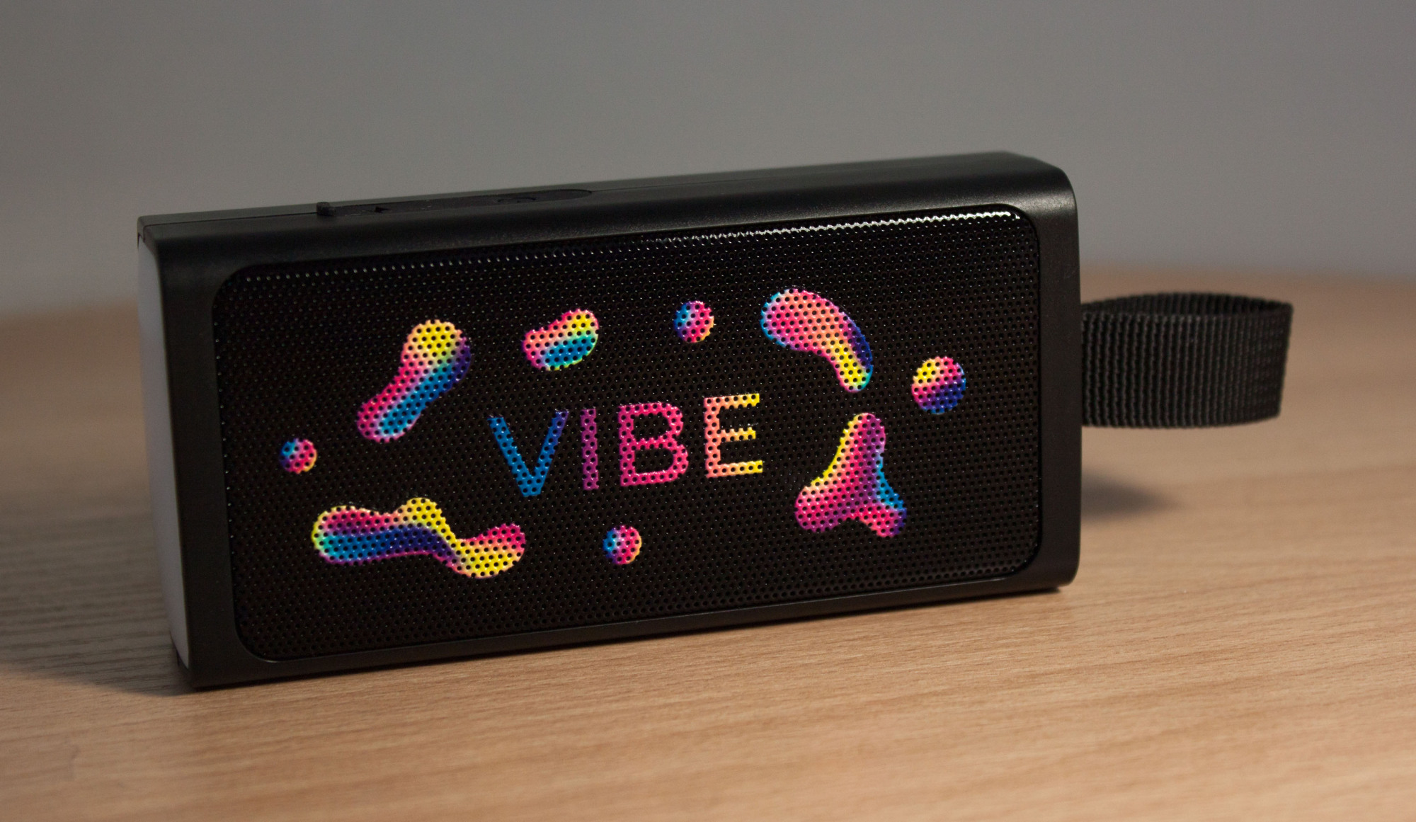 Bluetooth колонка "Vibe" 5Вт с фонариком и магнитным креплением, черный, арт. 7476-3 - вид 4 из 9