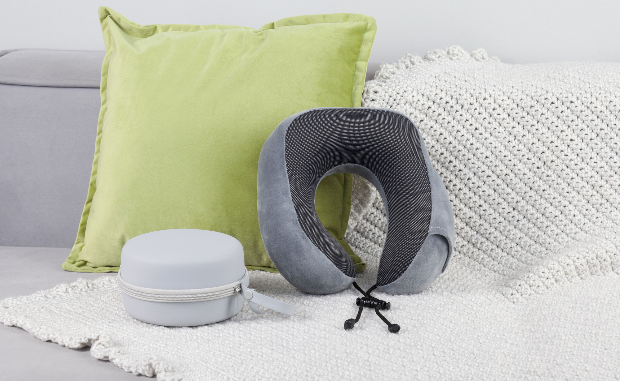 Подушка "Cloud" для путешествий в футляре, арт. 6788 - вид 4 из 10