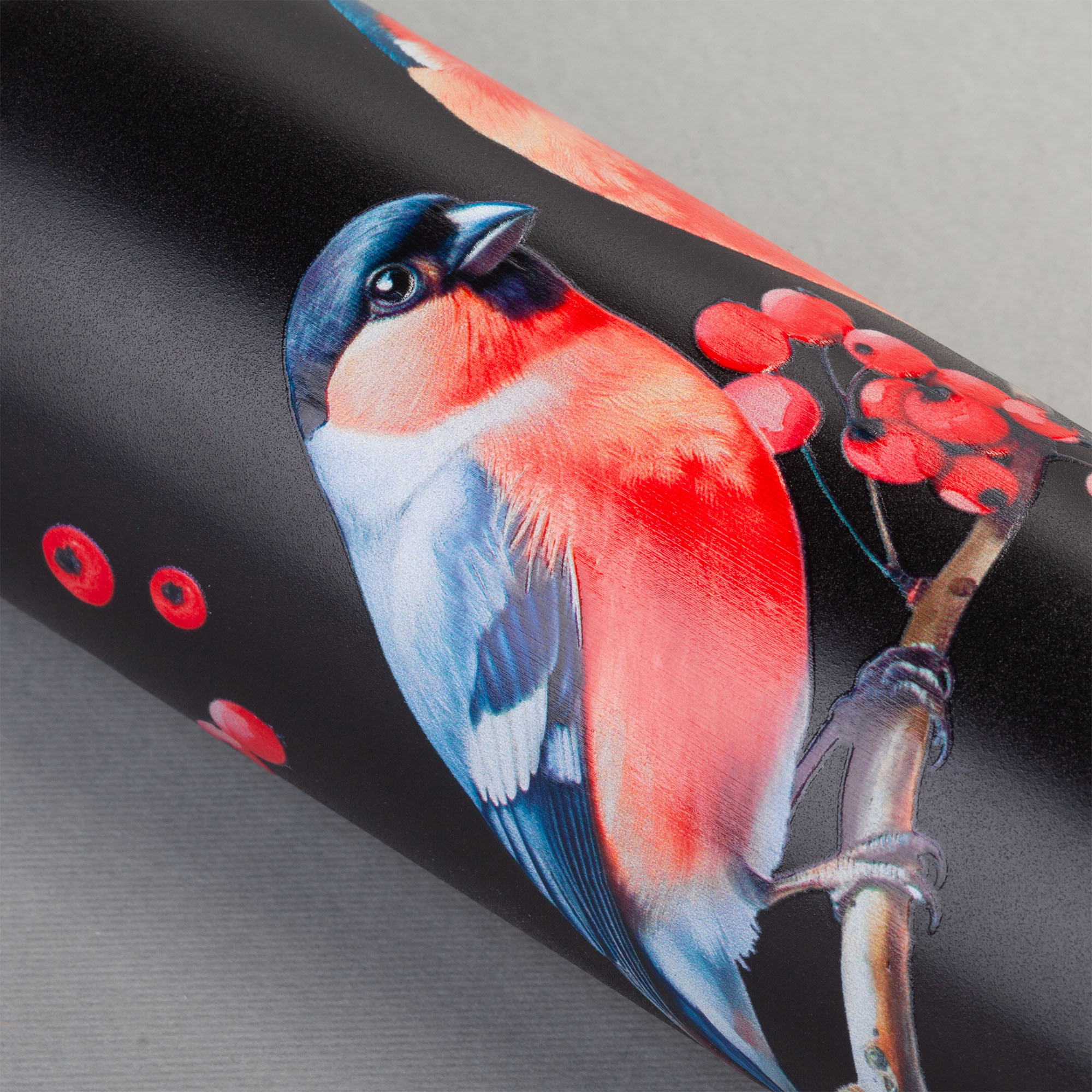 Набор подарочный "Алтай": термос, 3 кружки, покрытие пудра, черный, арт. 5428-3 - вид 9 из 9